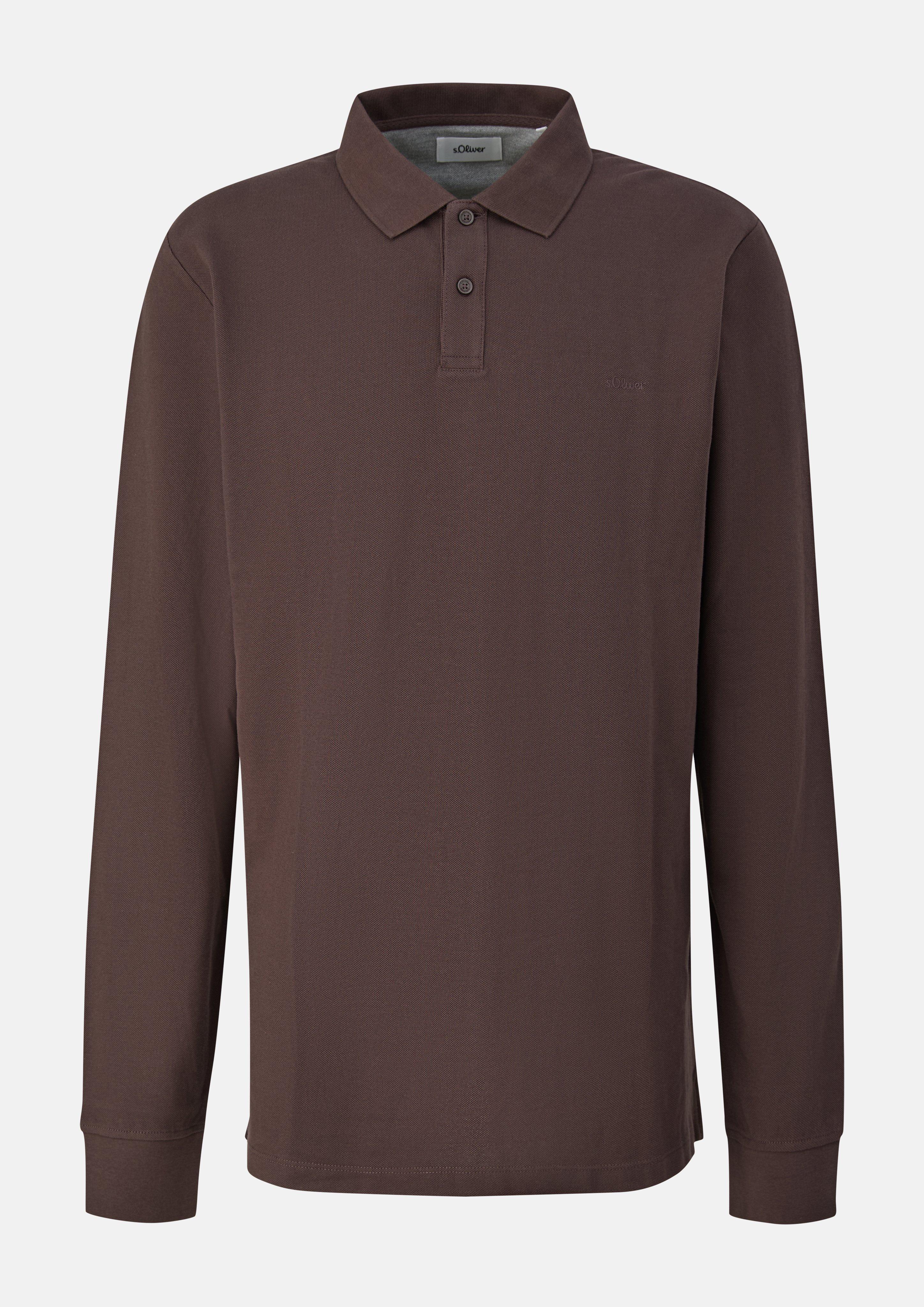 Polo en marron foncé de s.Oliver Men Tall Sizes