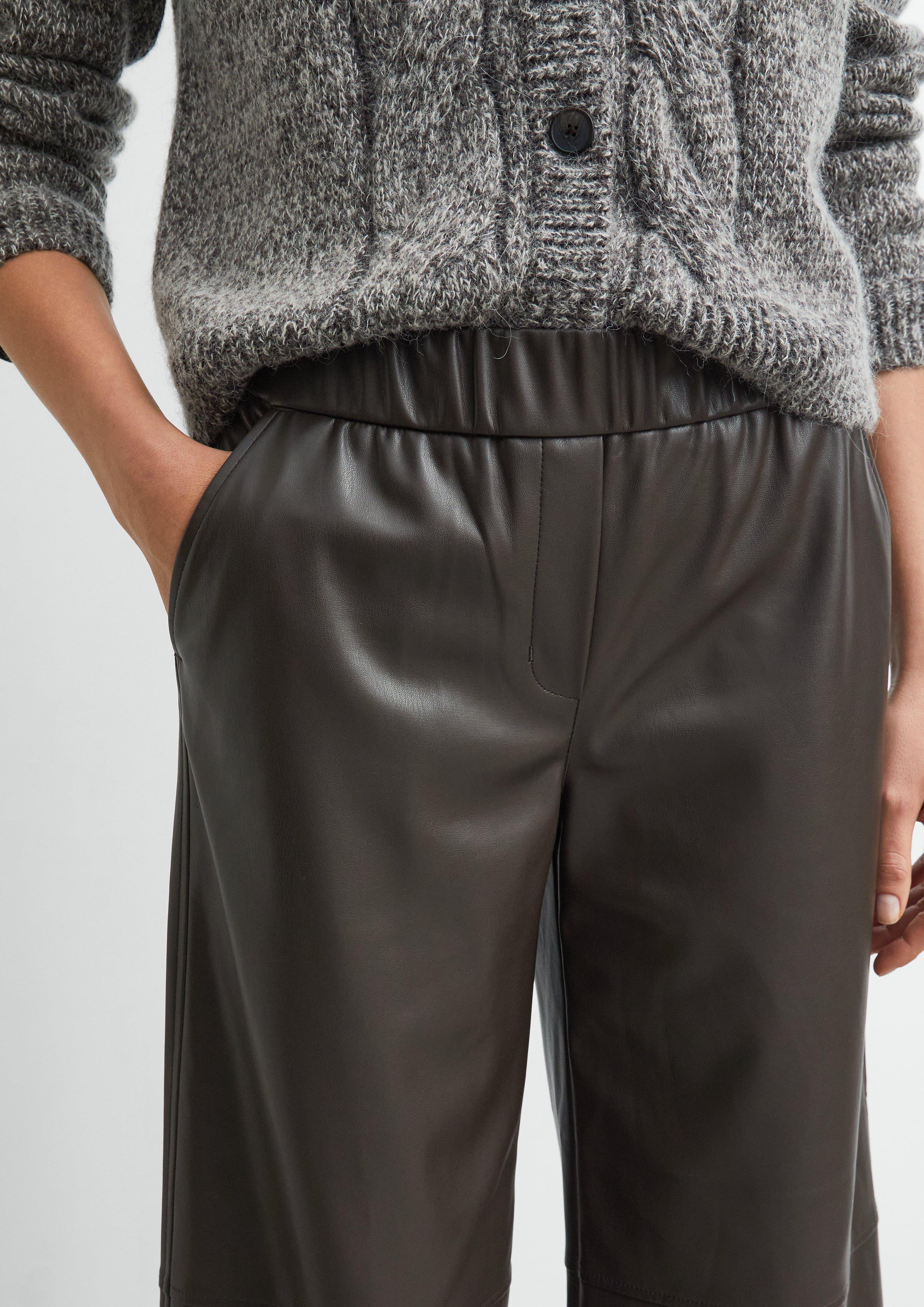 PU Hose in braun von COMMA