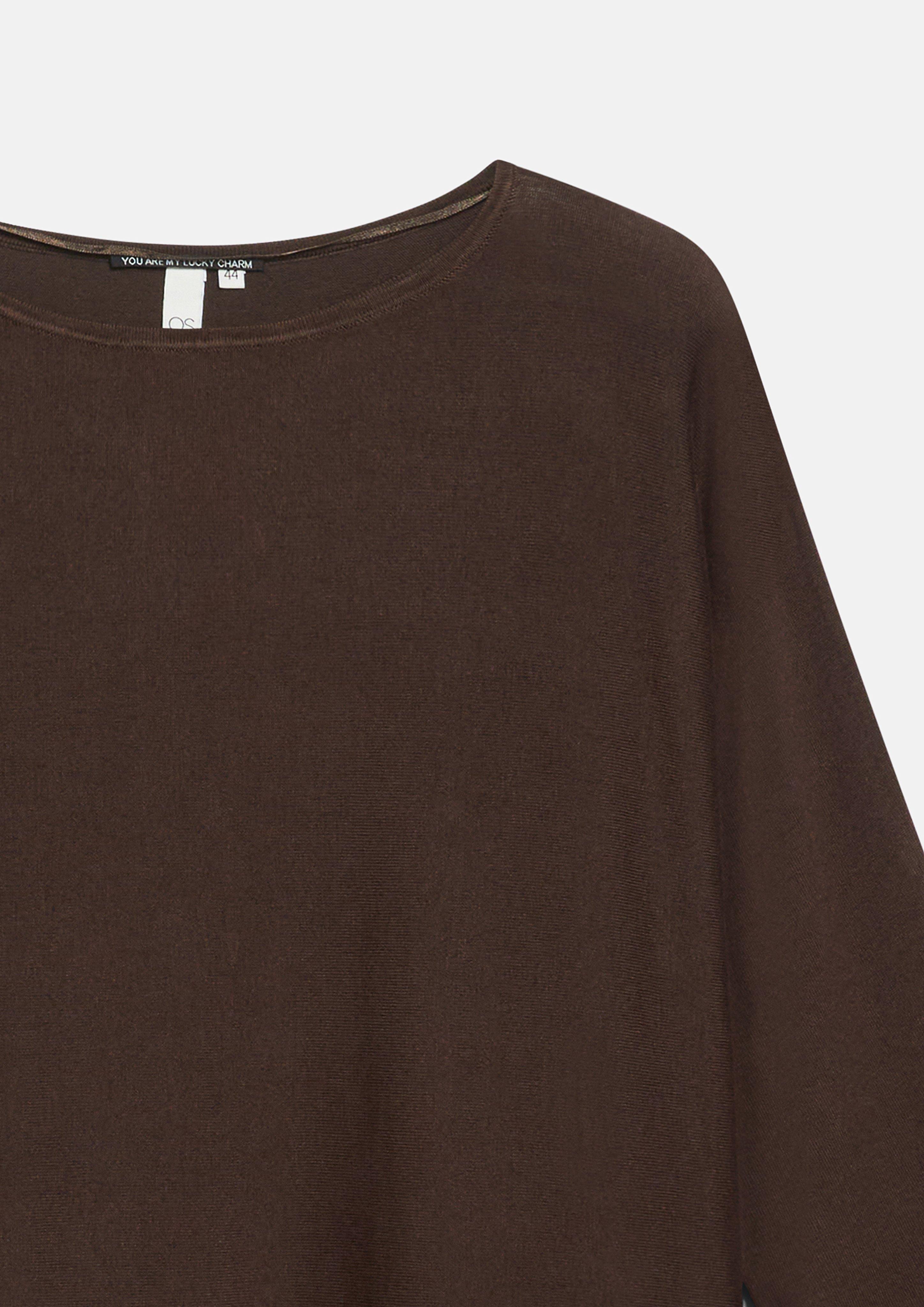 Damen Strickpullover in braun von QS CURVE