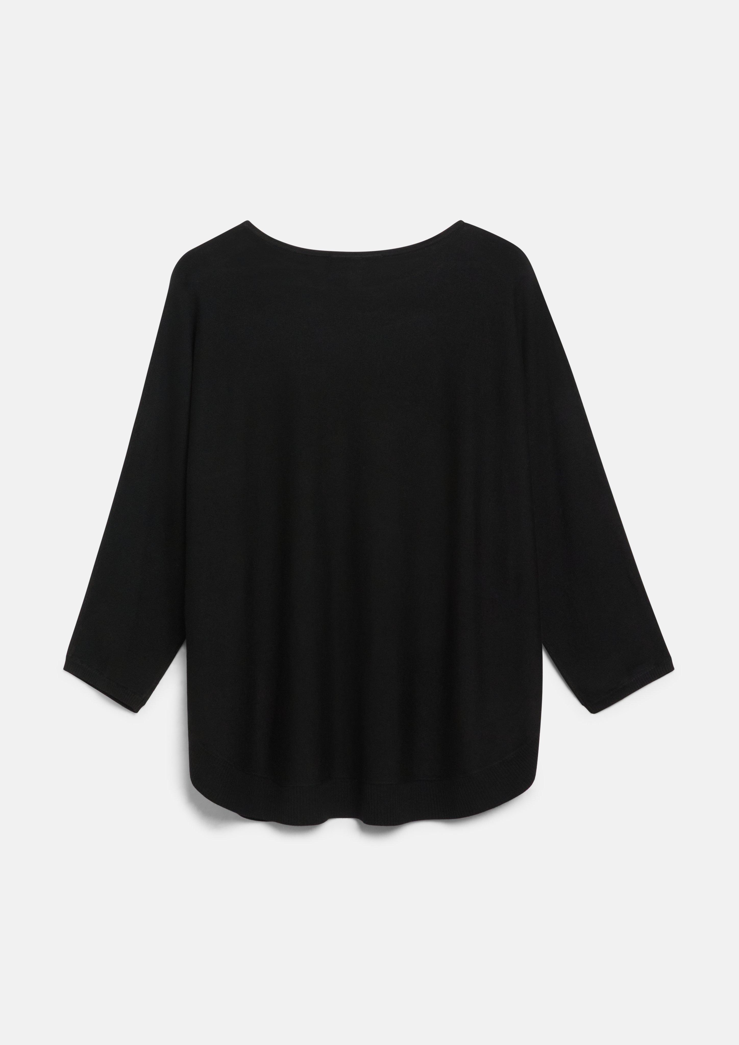 Damen Strickpullover in schwarz von QS CURVE