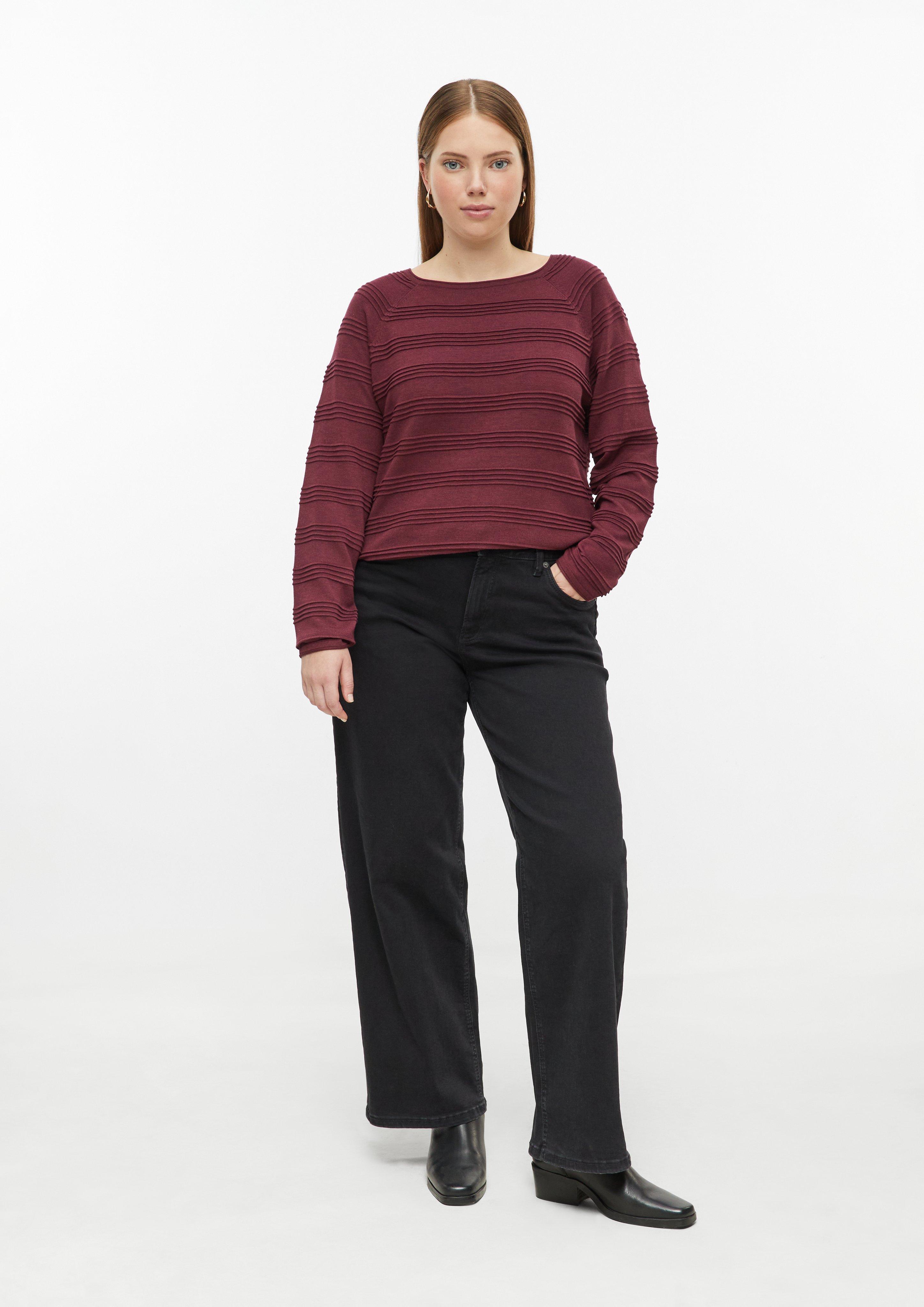 Kobiety Sweter z dzianiny w kolorze czerwony od QS CURVE
