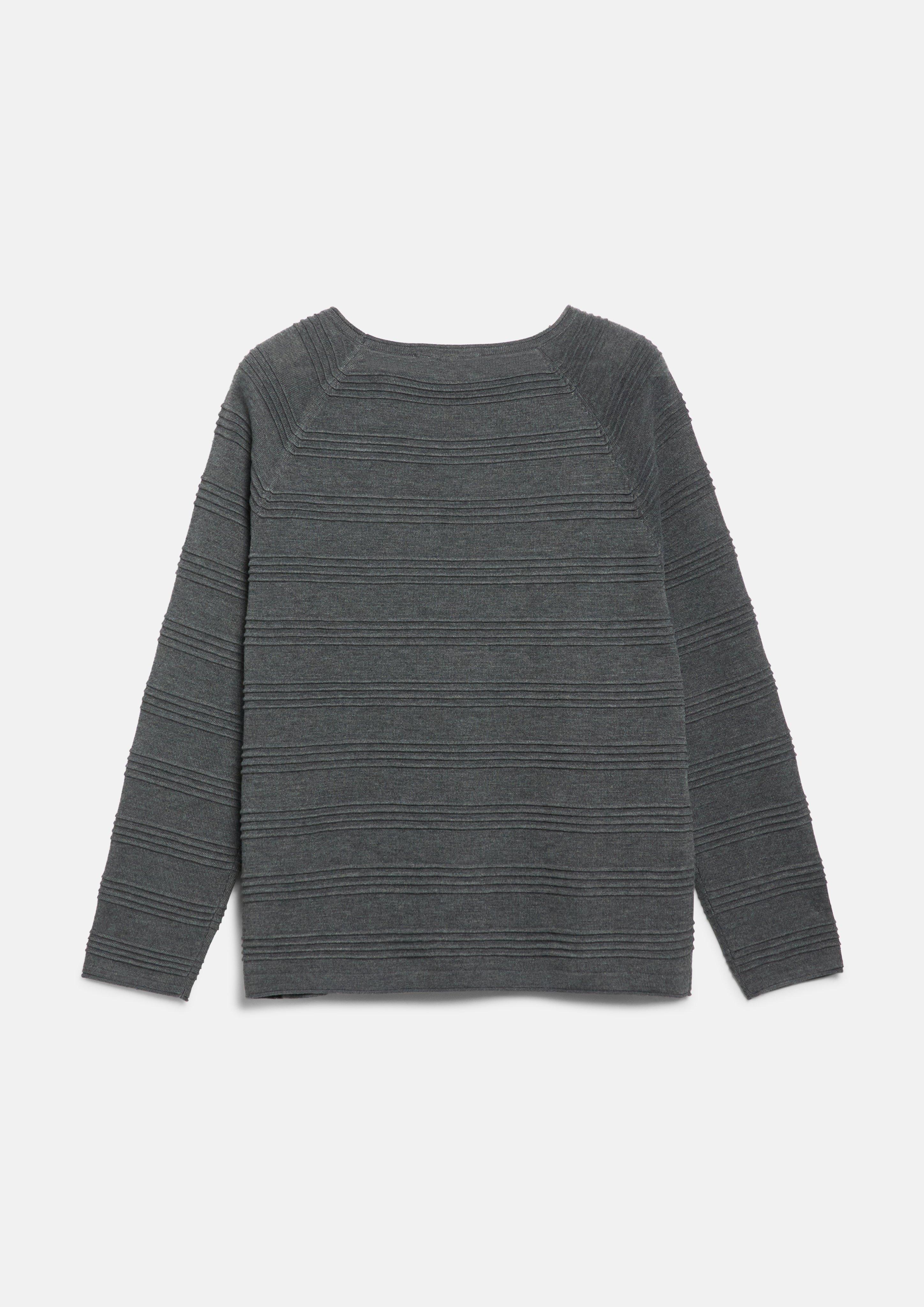 Femmes Pull en tricot en gris de QS CURVE