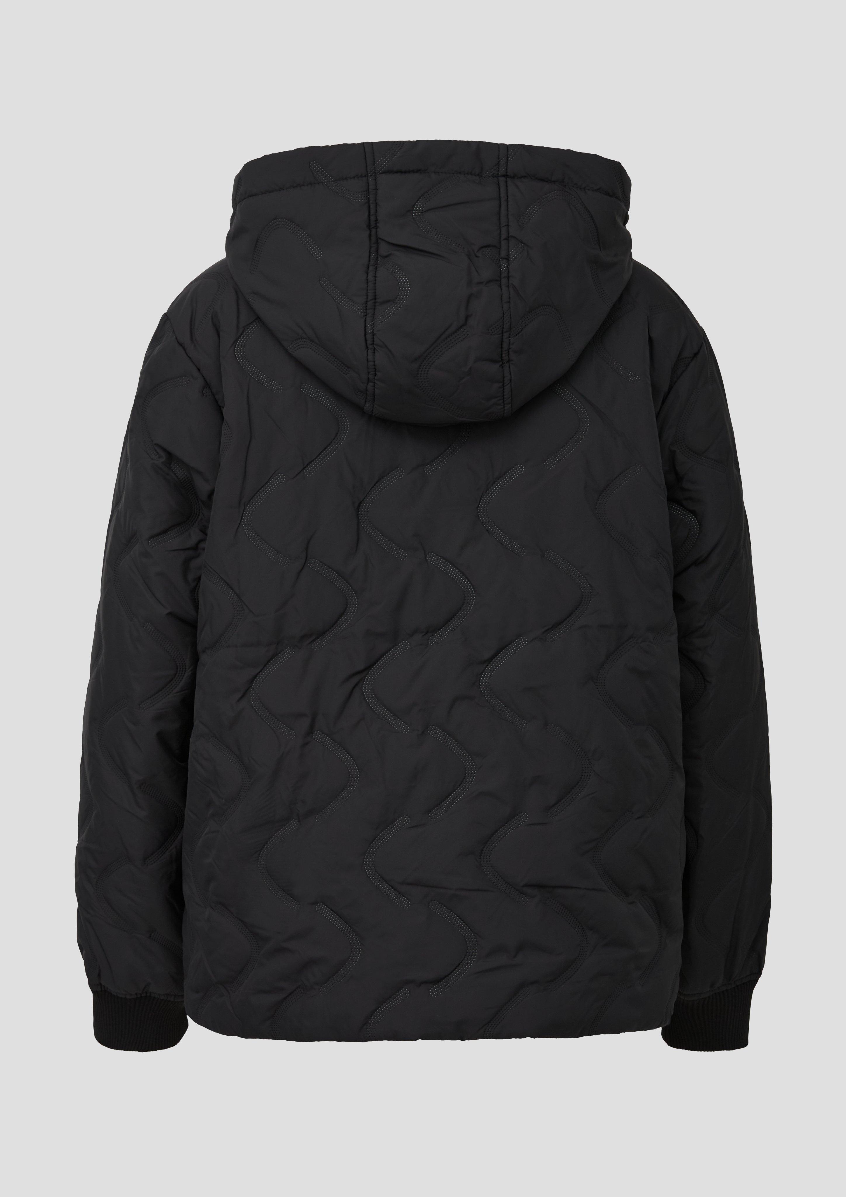 Femmes Veste d'extérieur en noir de QS CURVE