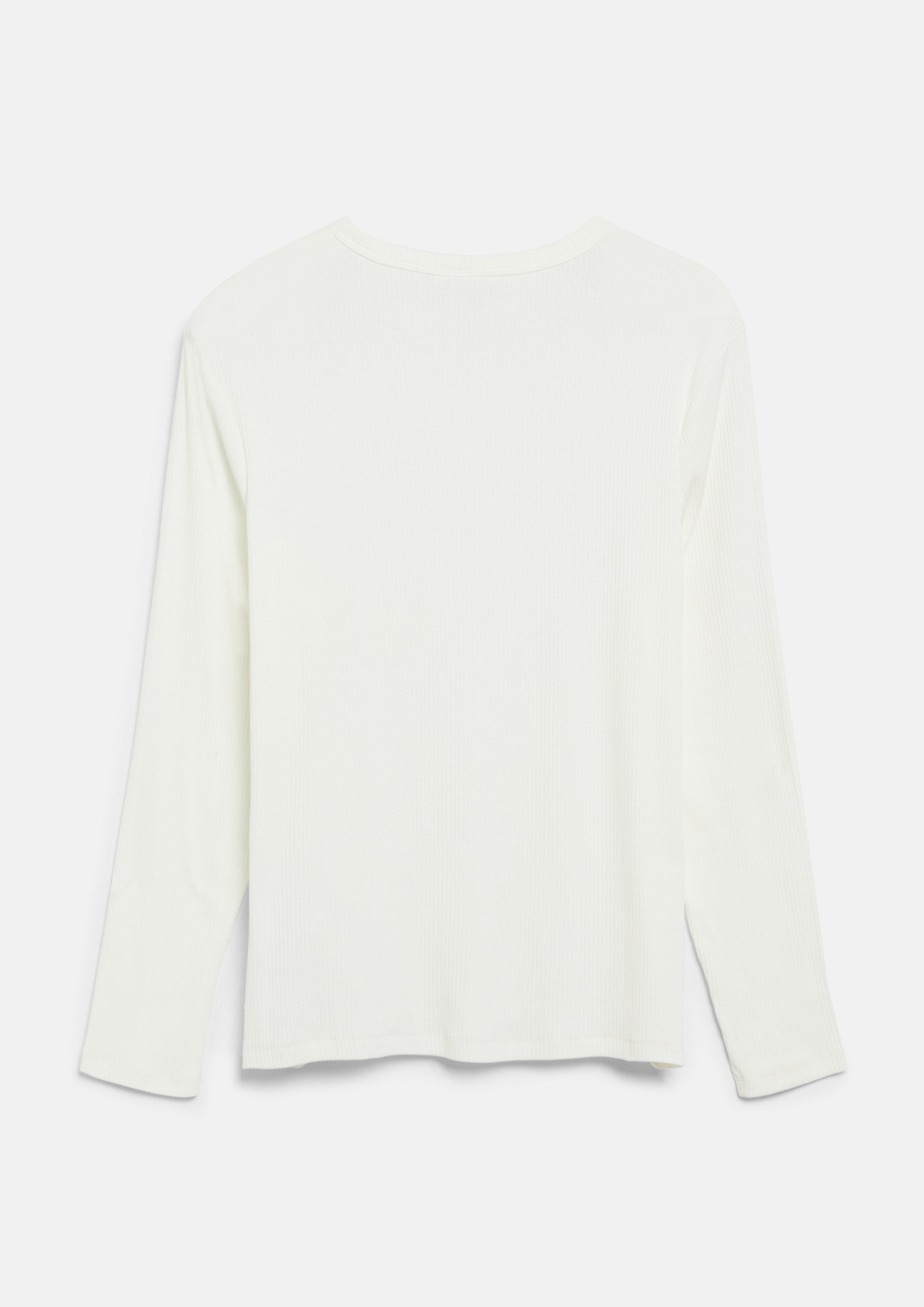 Damen T-Shirt in creme von QS CURVE