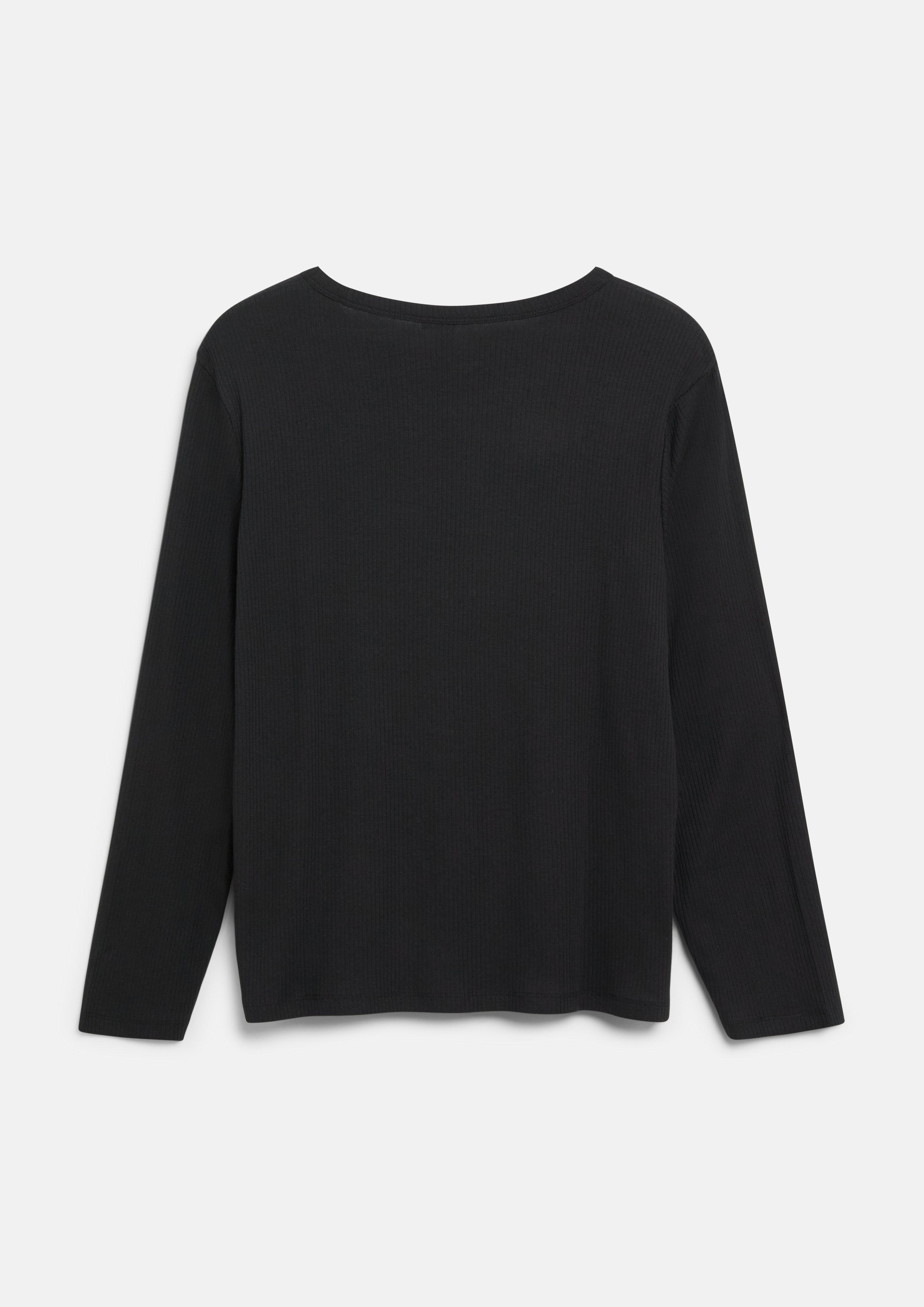 Damen T-Shirt in schwarz von QS CURVE