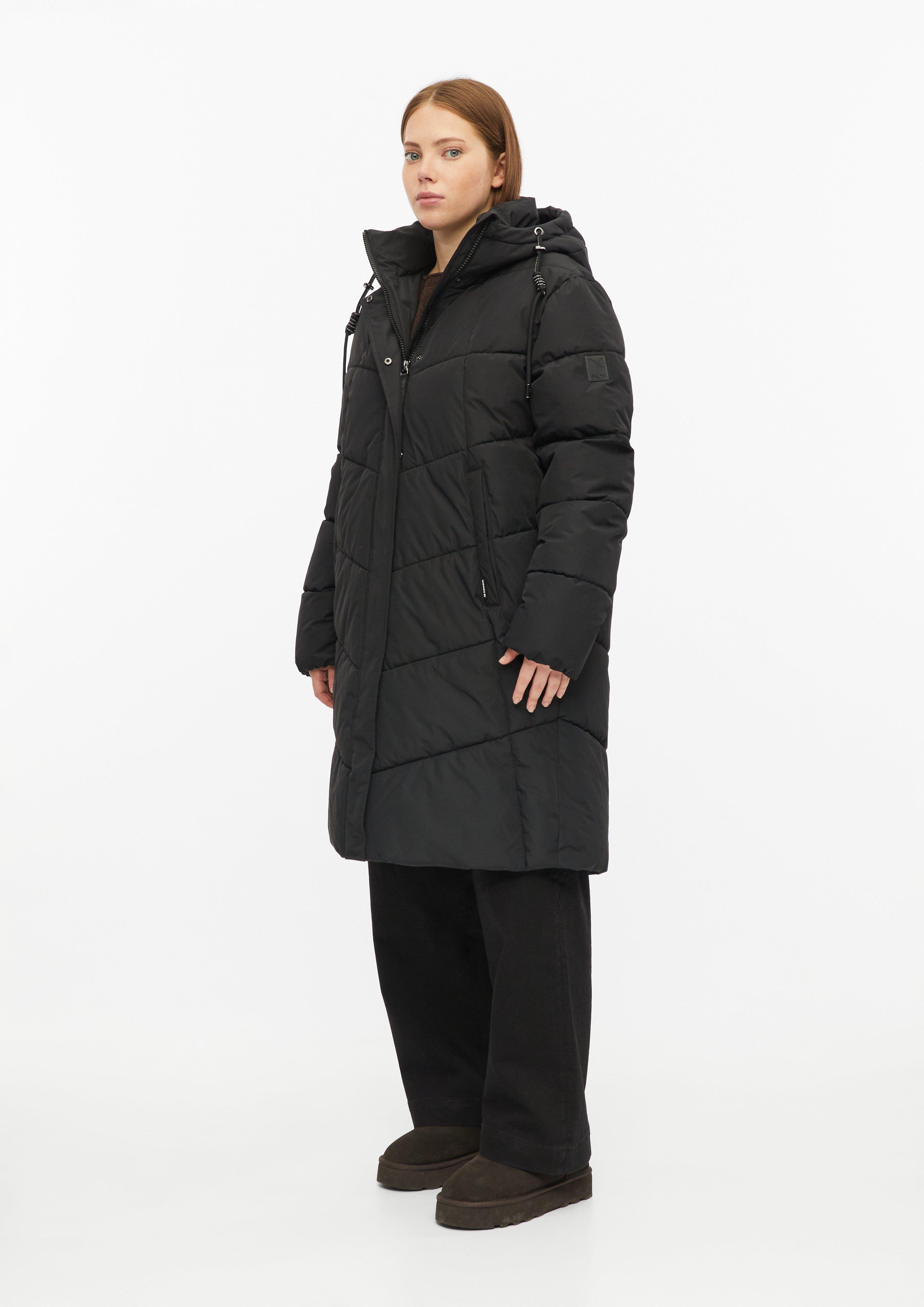 Women Outdoor coat in black by QS CURVE