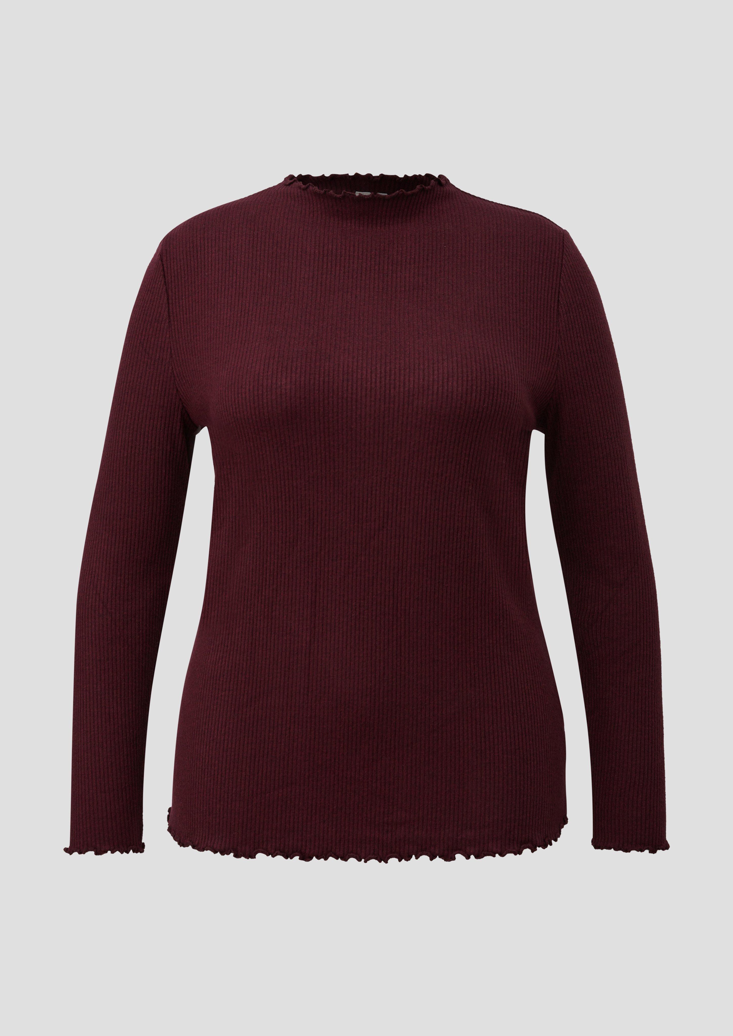 Damen T-Shirt in rot von QS CURVE