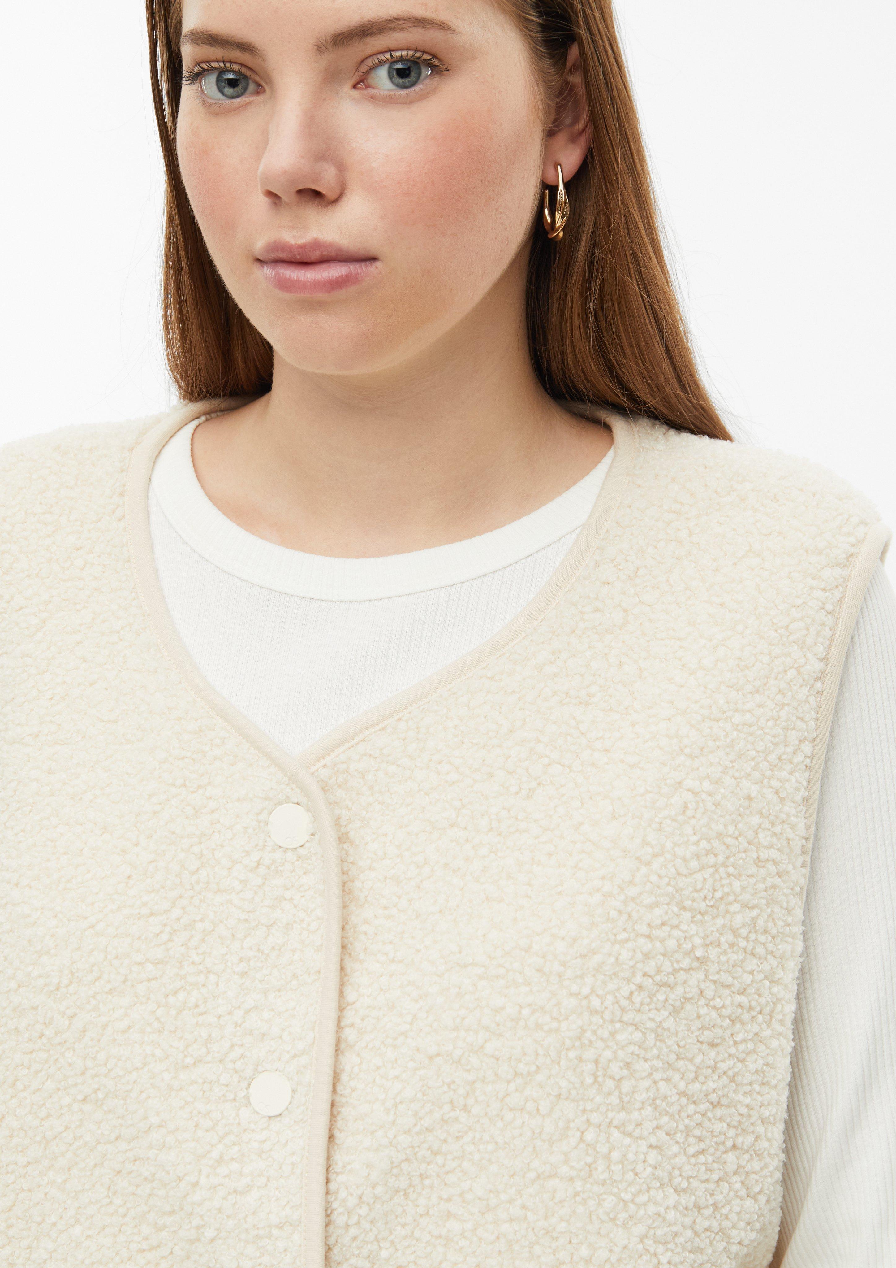 Femmes Gilet d'intérieur en beige de QS CURVE