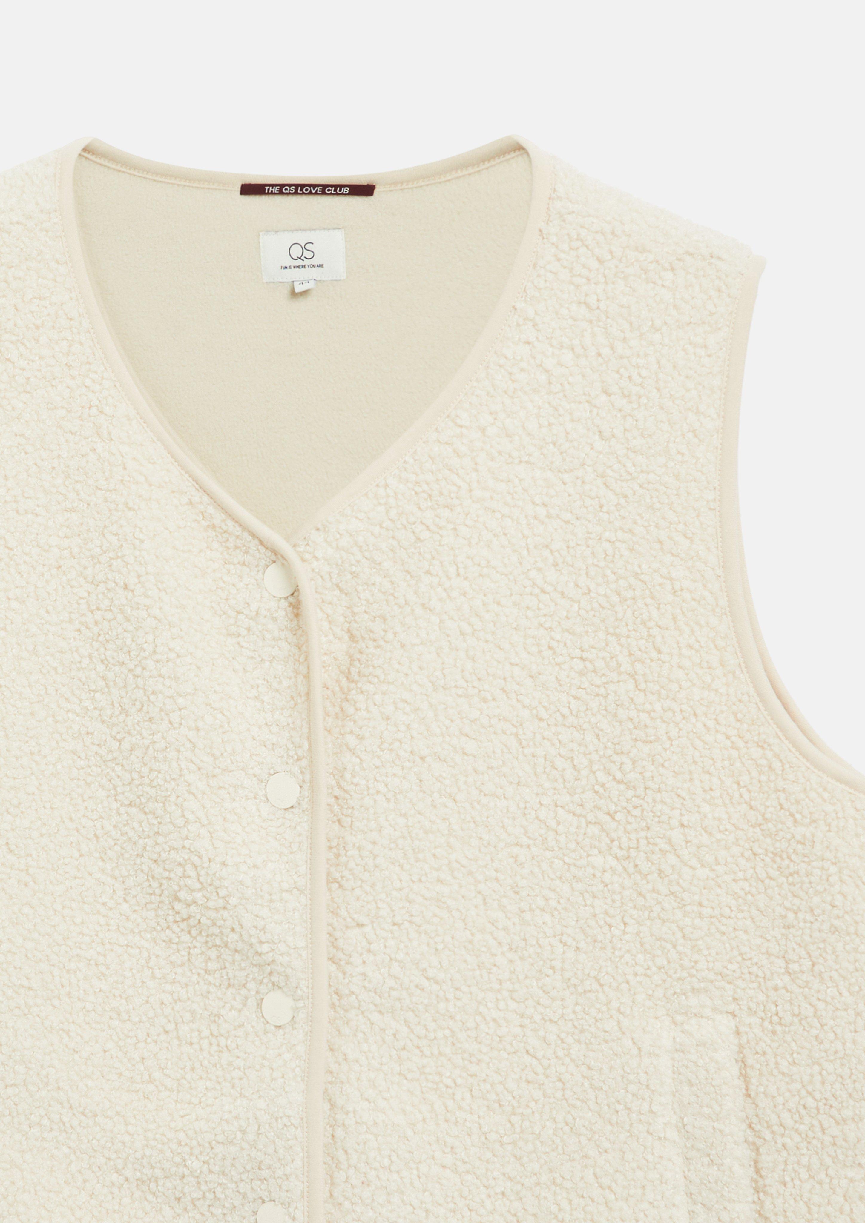 Damen Indoor-Weste in beige von QS CURVE