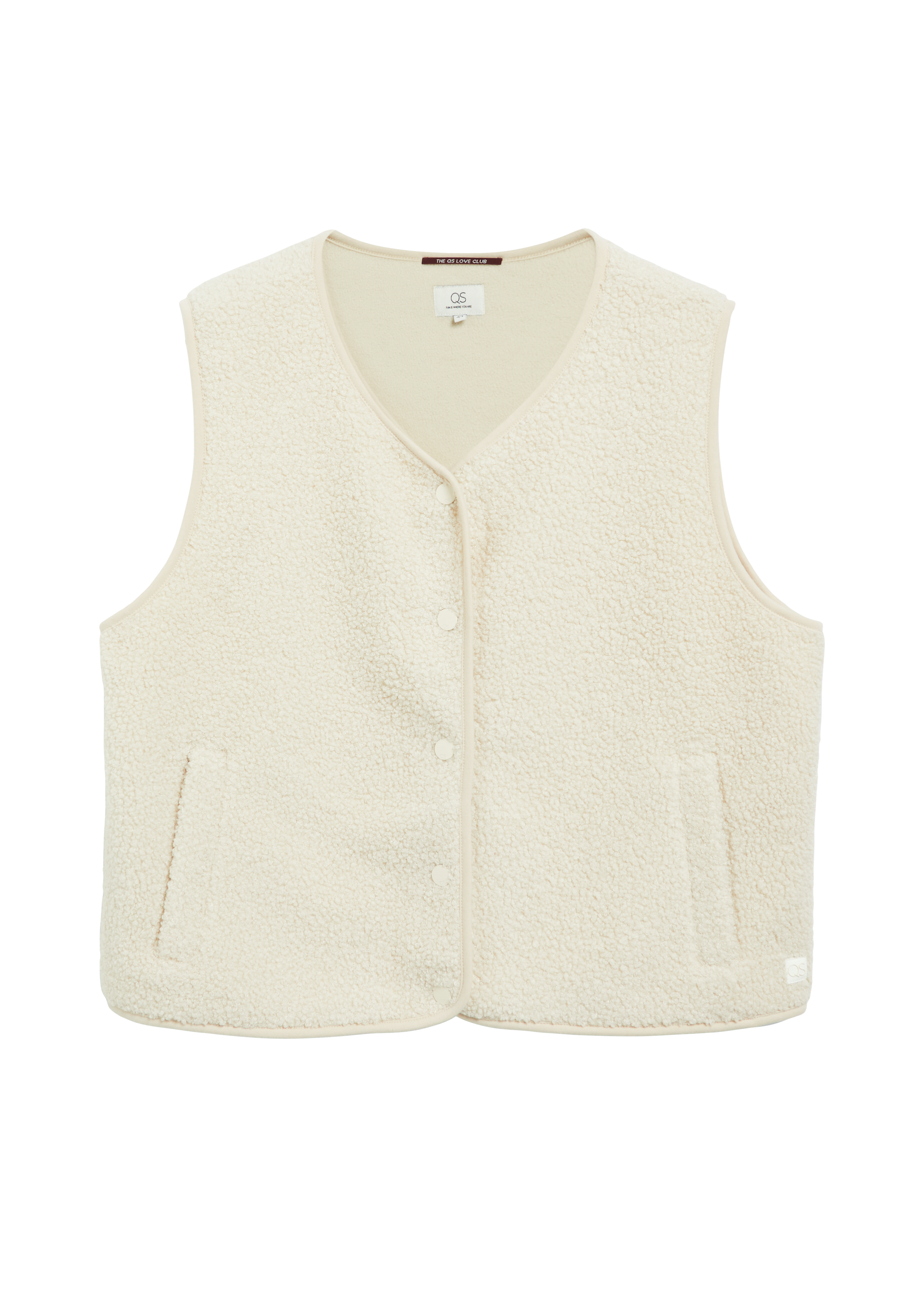 Teddyvest met steekzakken