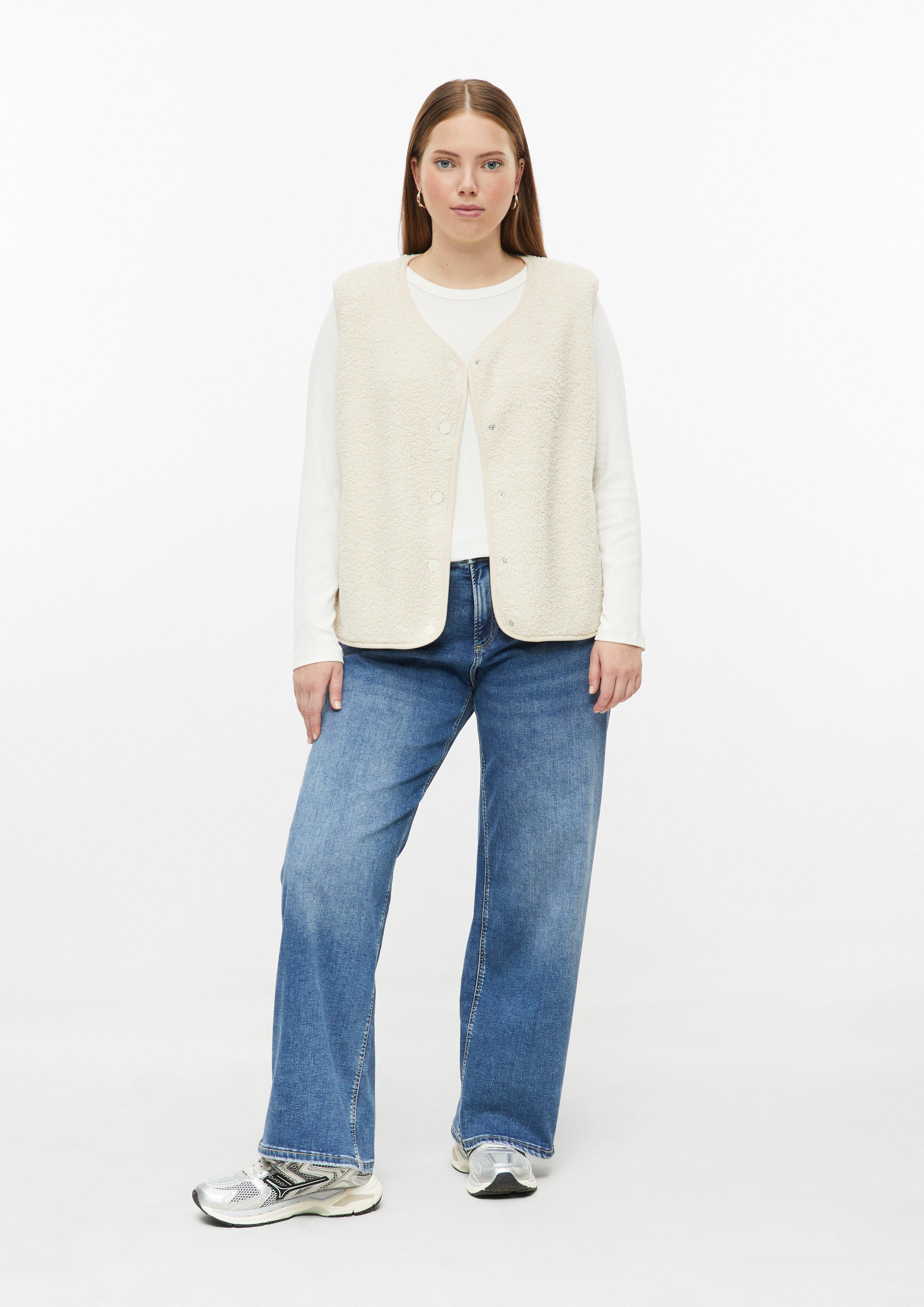 Femmes Gilet d'intérieur en beige de QS CURVE