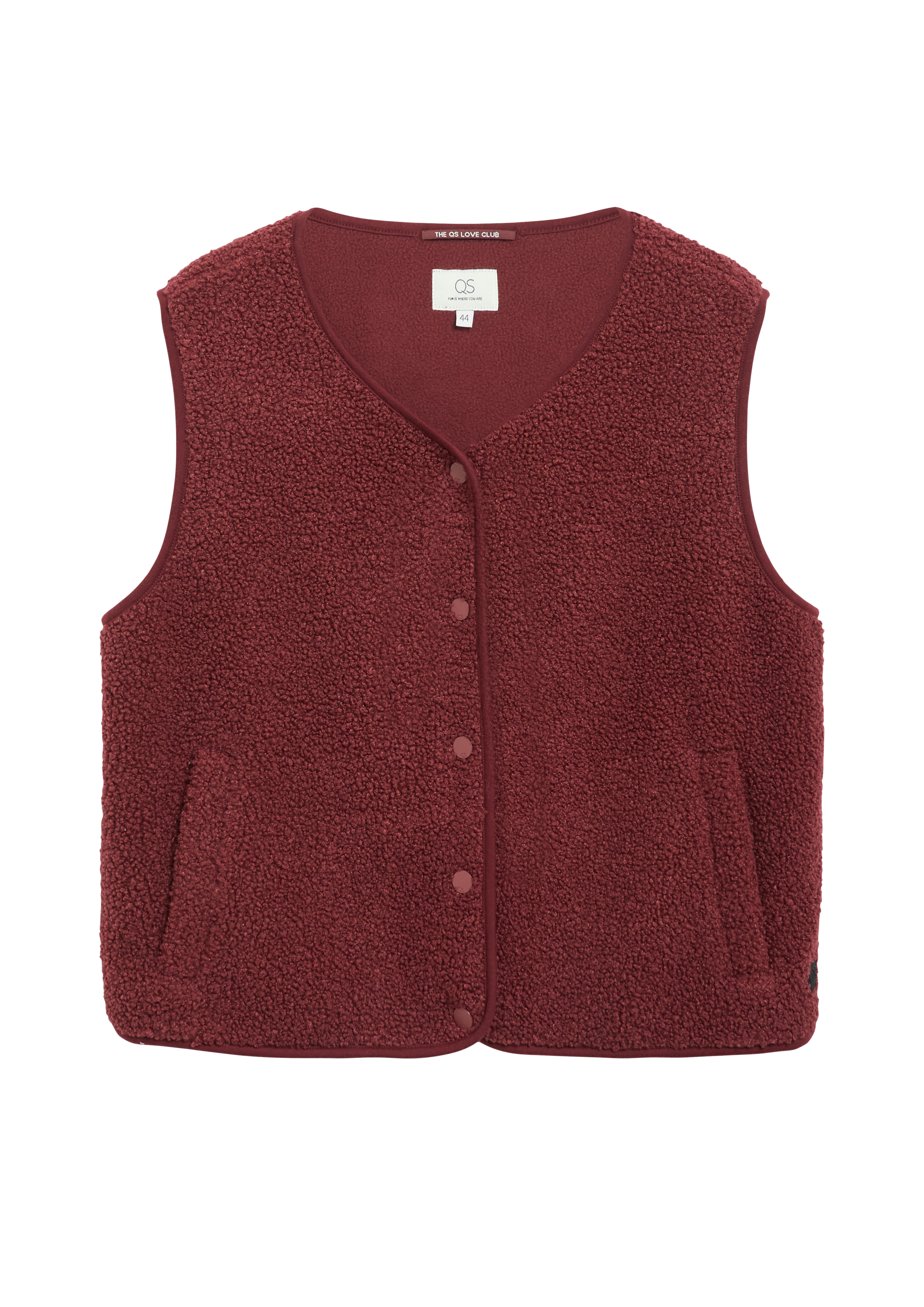 Teddyvest met steekzakken
