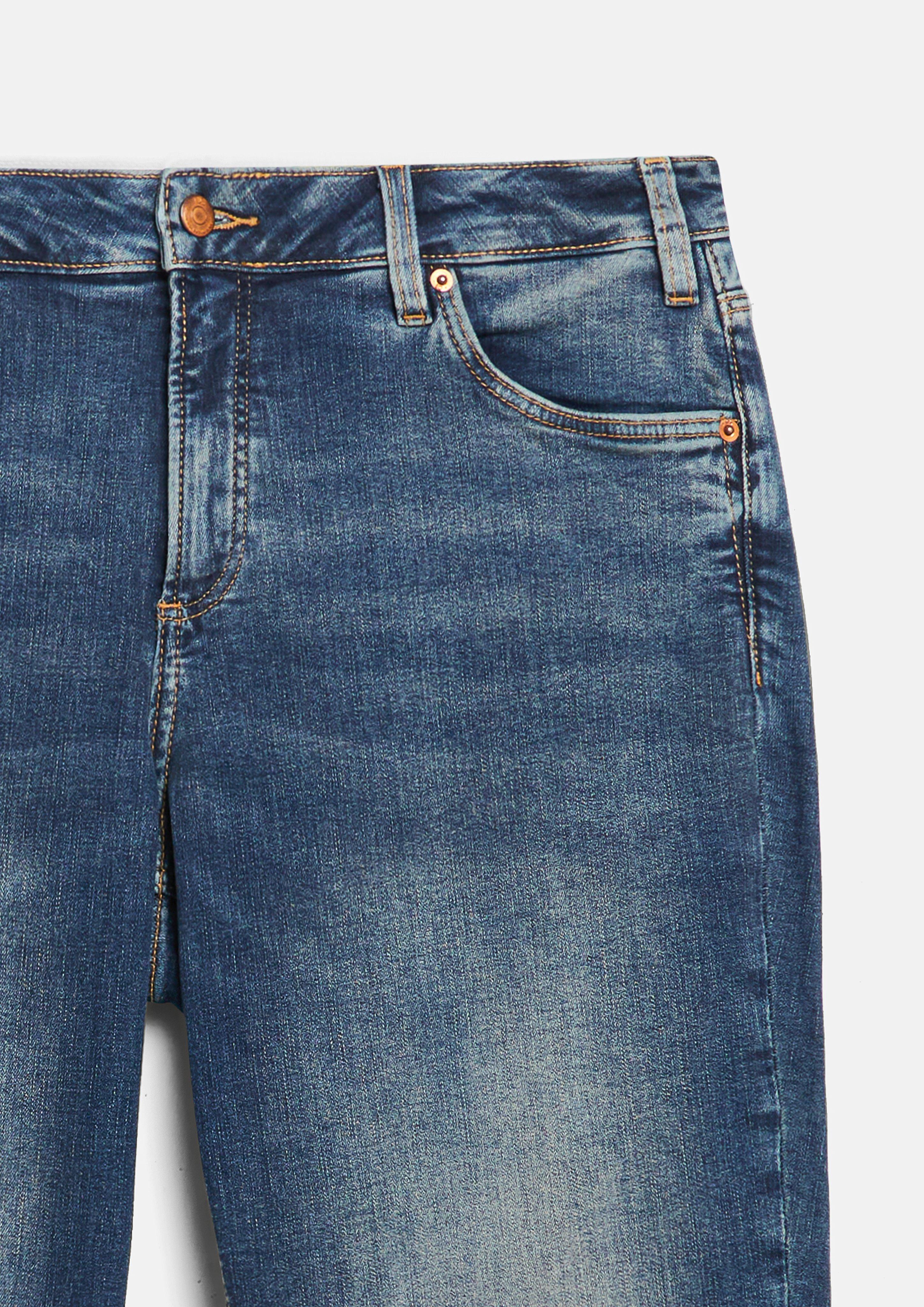 Dames Jeans broek in blauw van QS CURVE