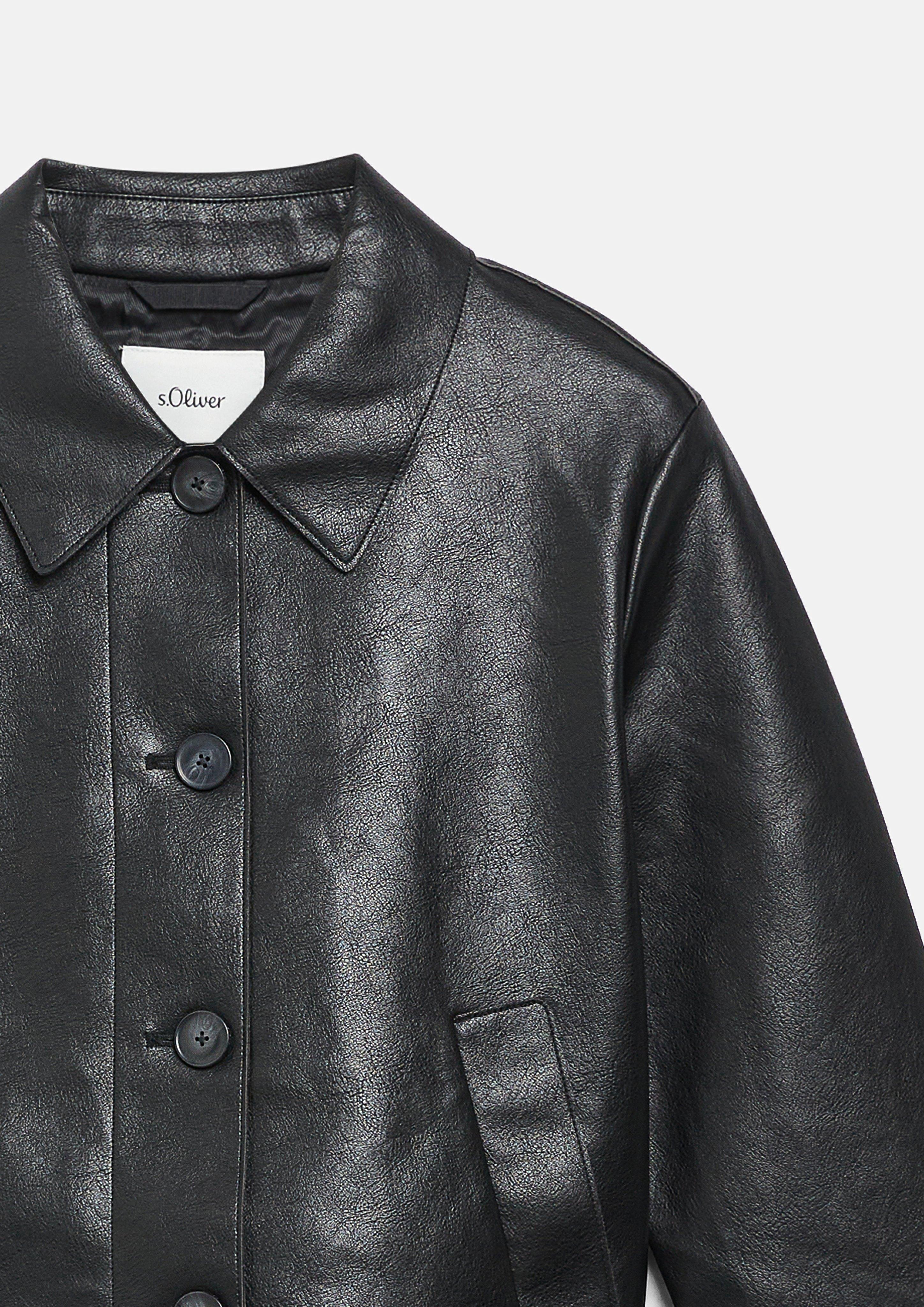 Femmes Veste d'extérieur en noir de s.Oliver