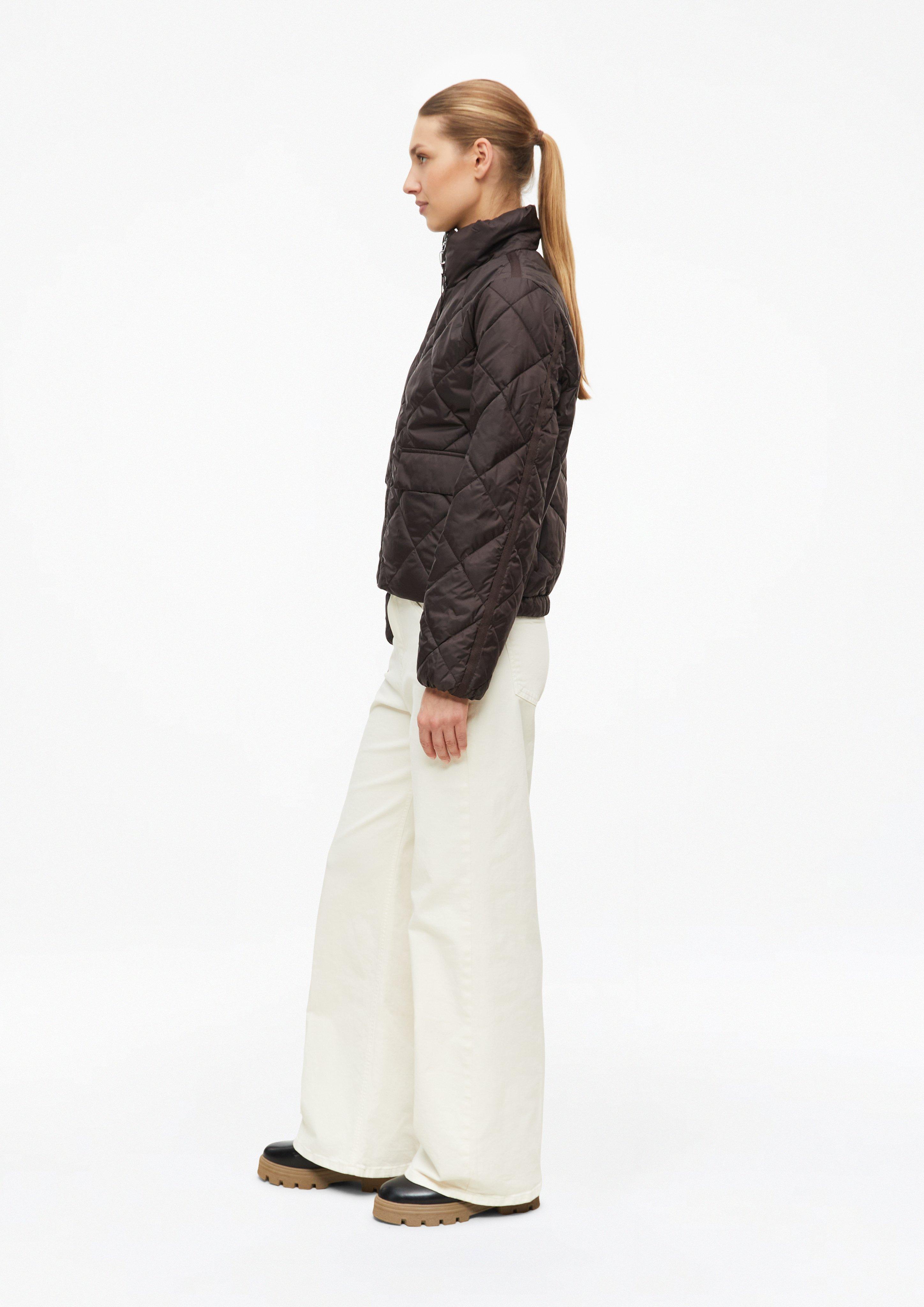 Damen Leichte Steppjacke mit Stehkragen in braun von s.Oliver