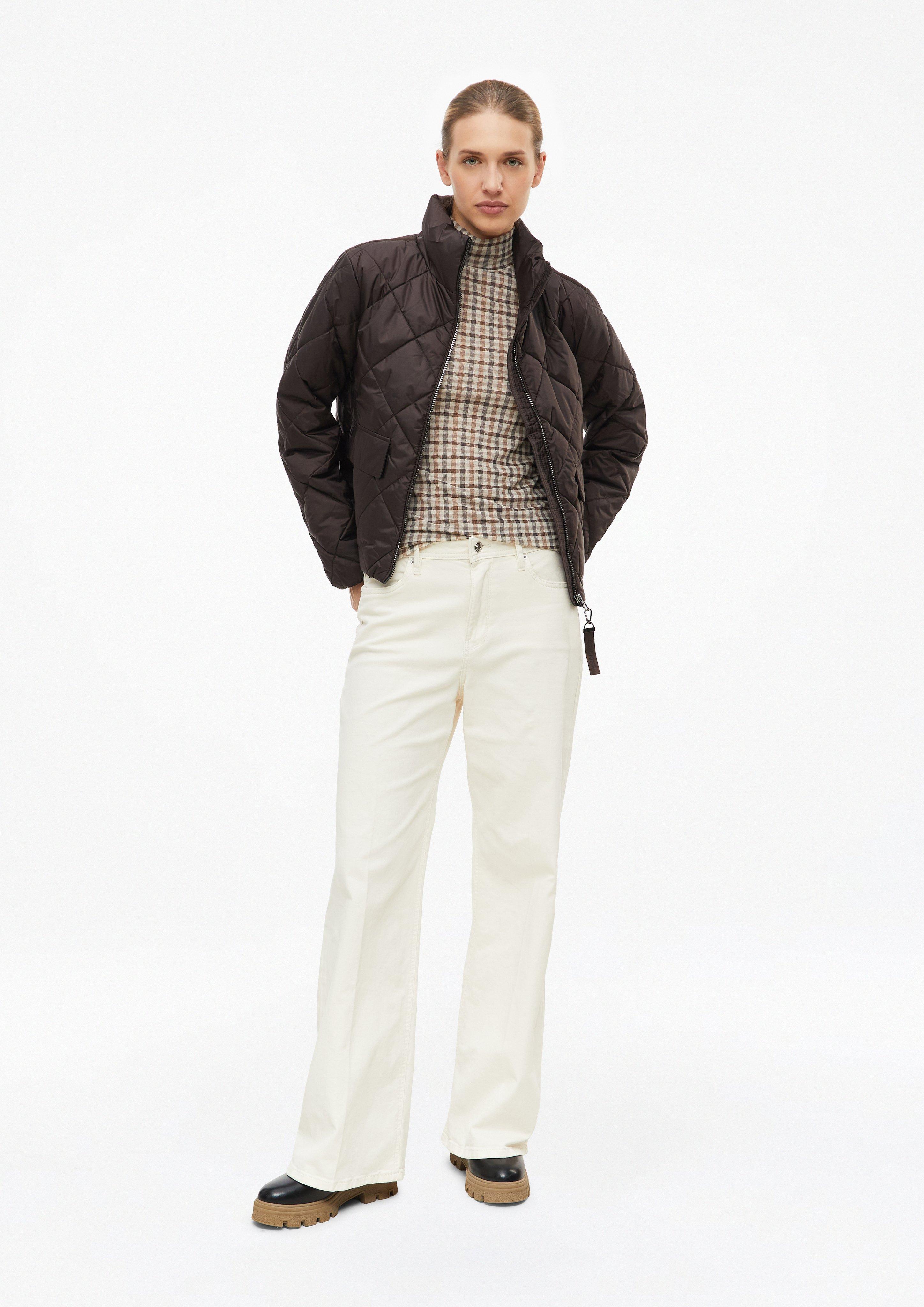 Damen Leichte Steppjacke mit Stehkragen in braun von s.Oliver