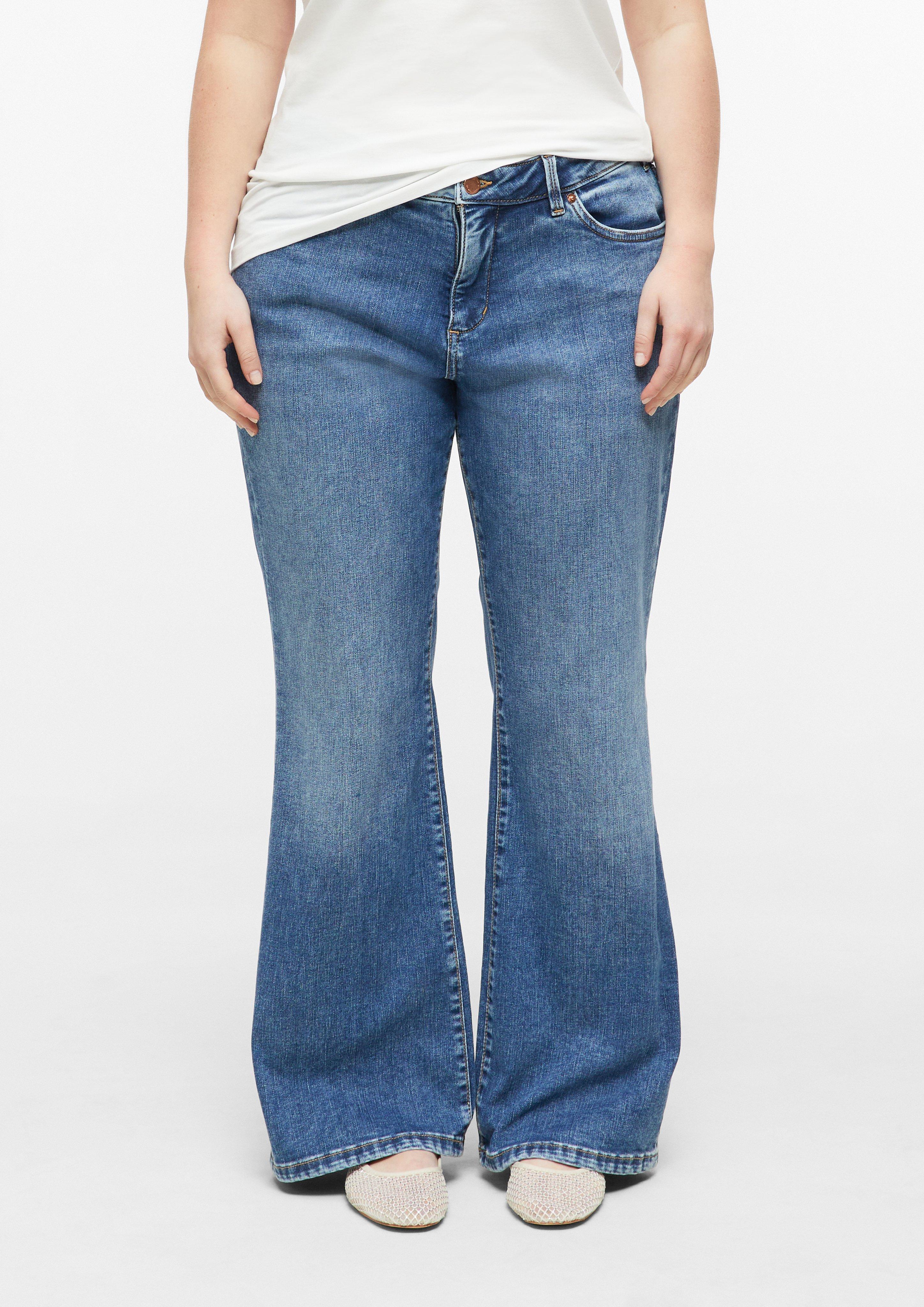 Damen Jeans-Hose in blau von QS CURVE