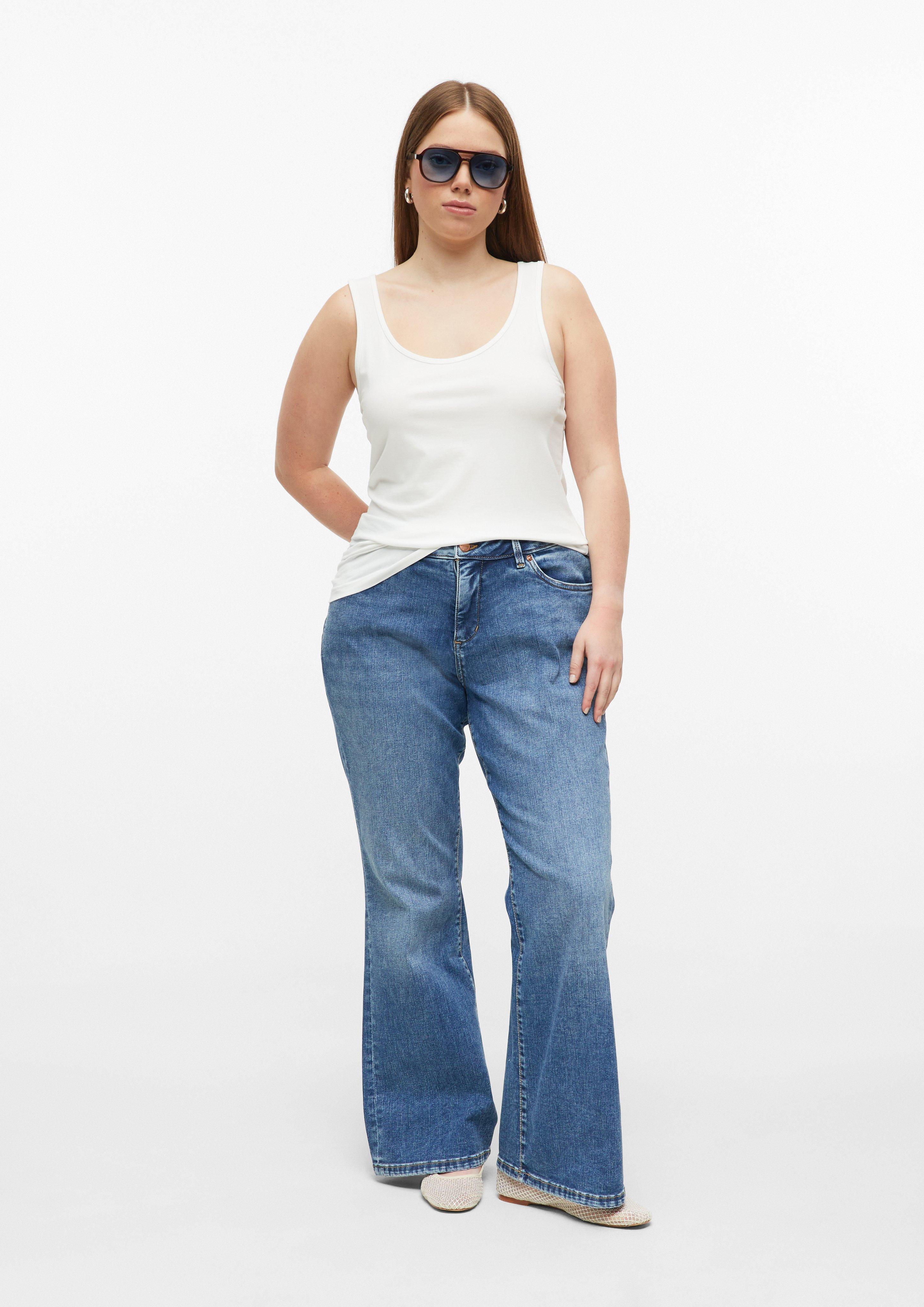 Damen Jeans-Hose in blau von QS CURVE