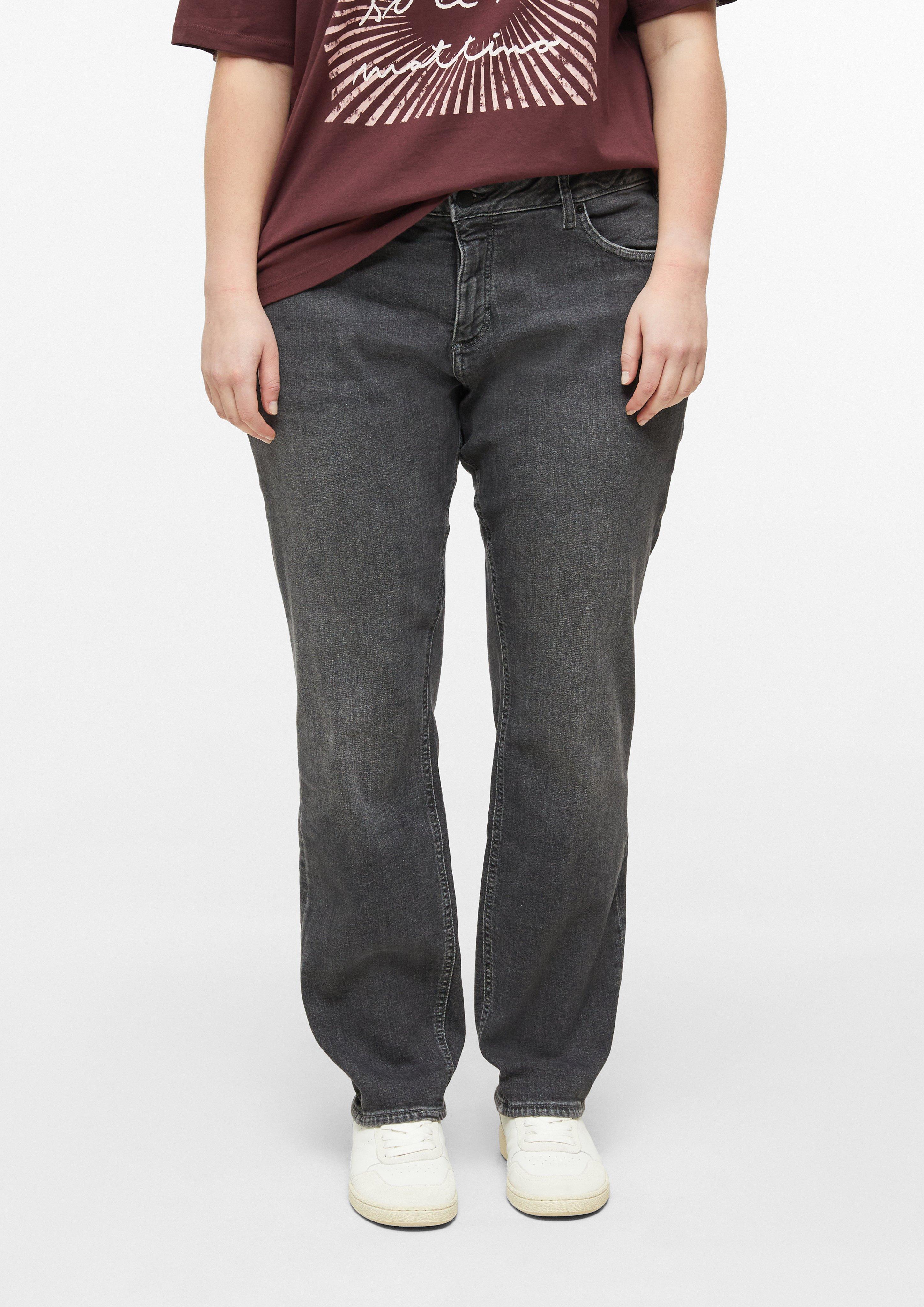 Damen Jeans-Hose in grau von QS CURVE