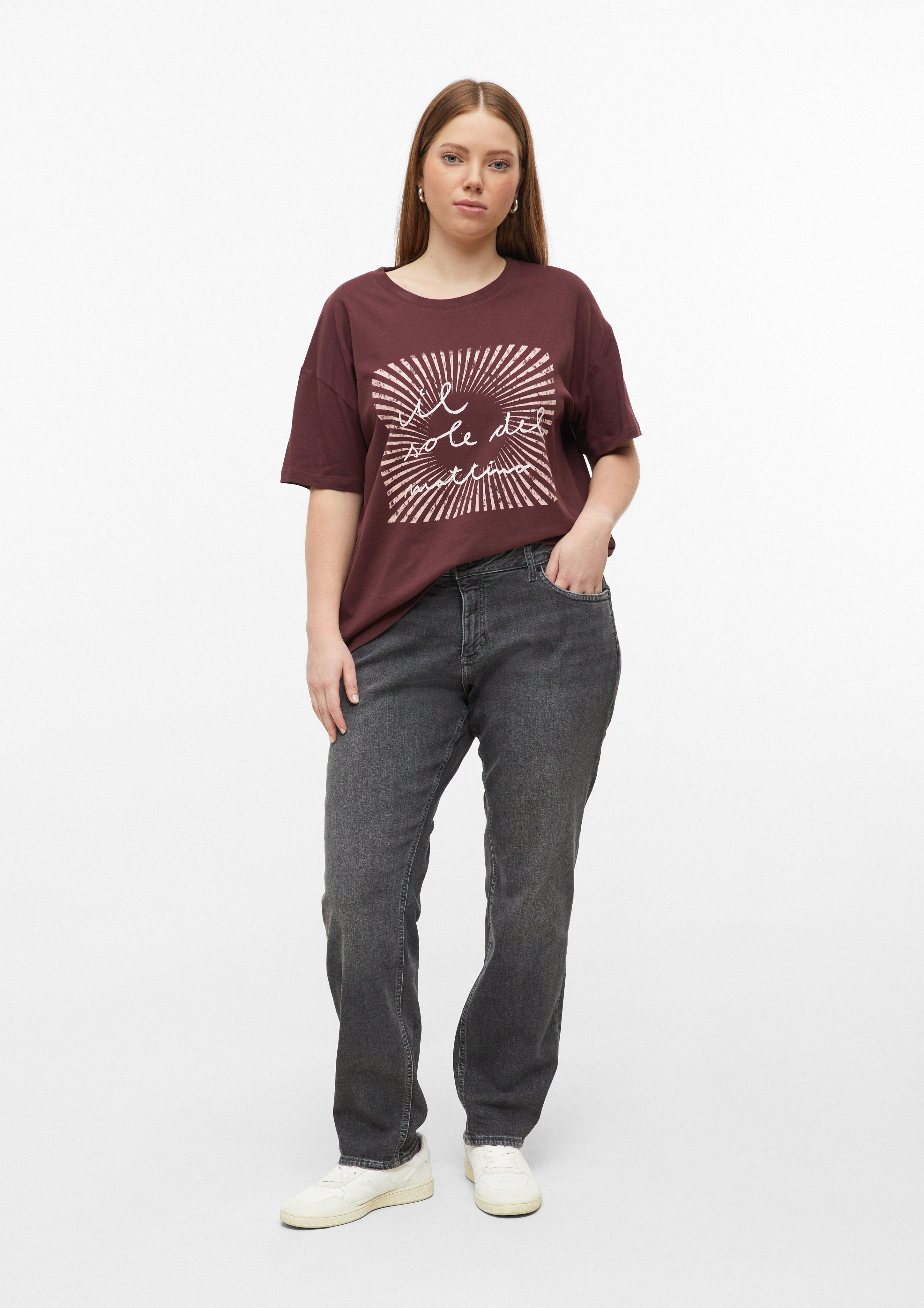 Damen Jeans-Hose in grau von QS CURVE