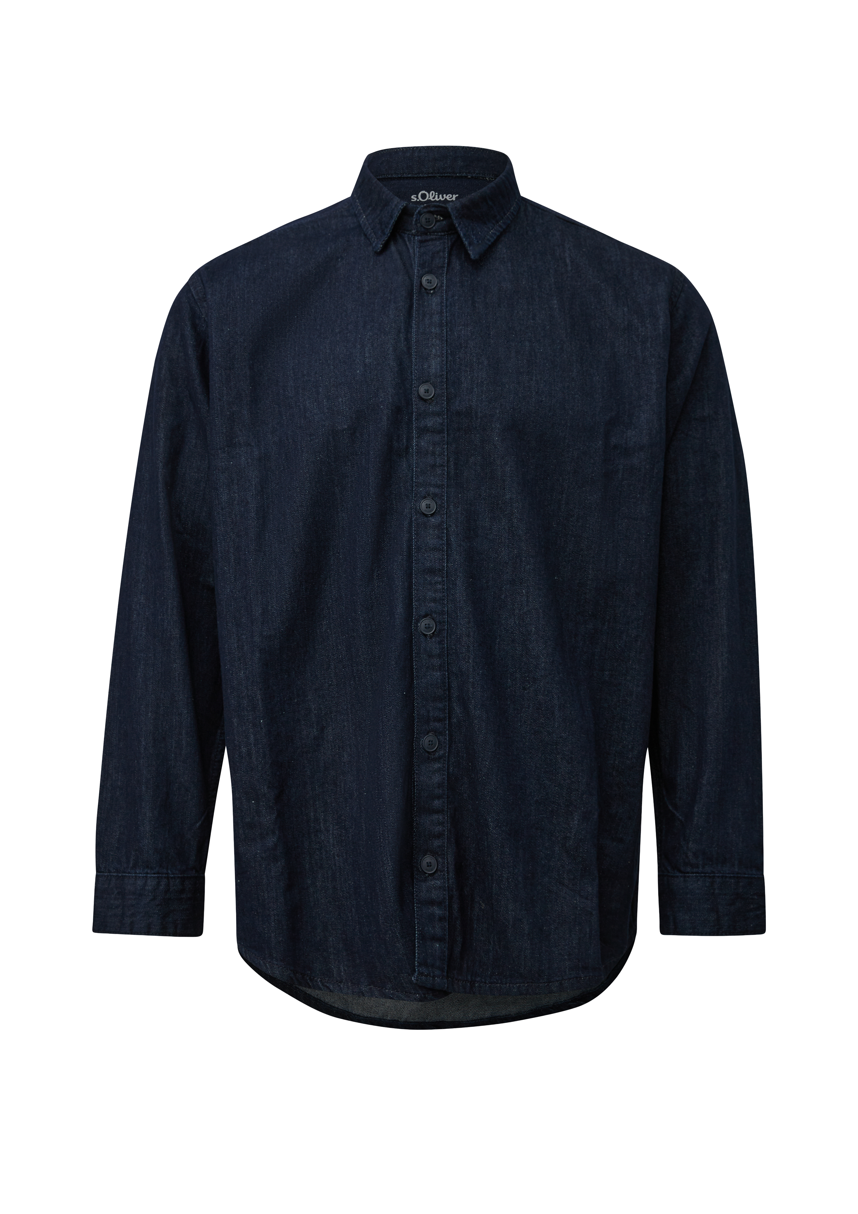 Regular Fit: denimhemd van 100% katoen
