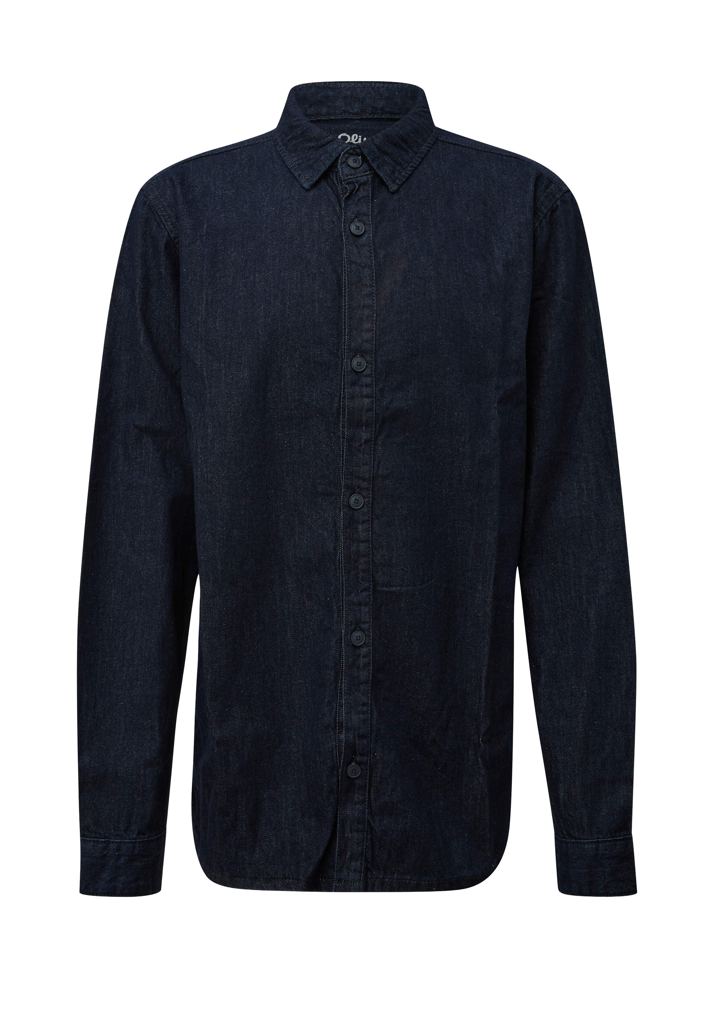 Regular Fit: denimhemd van 100% katoen