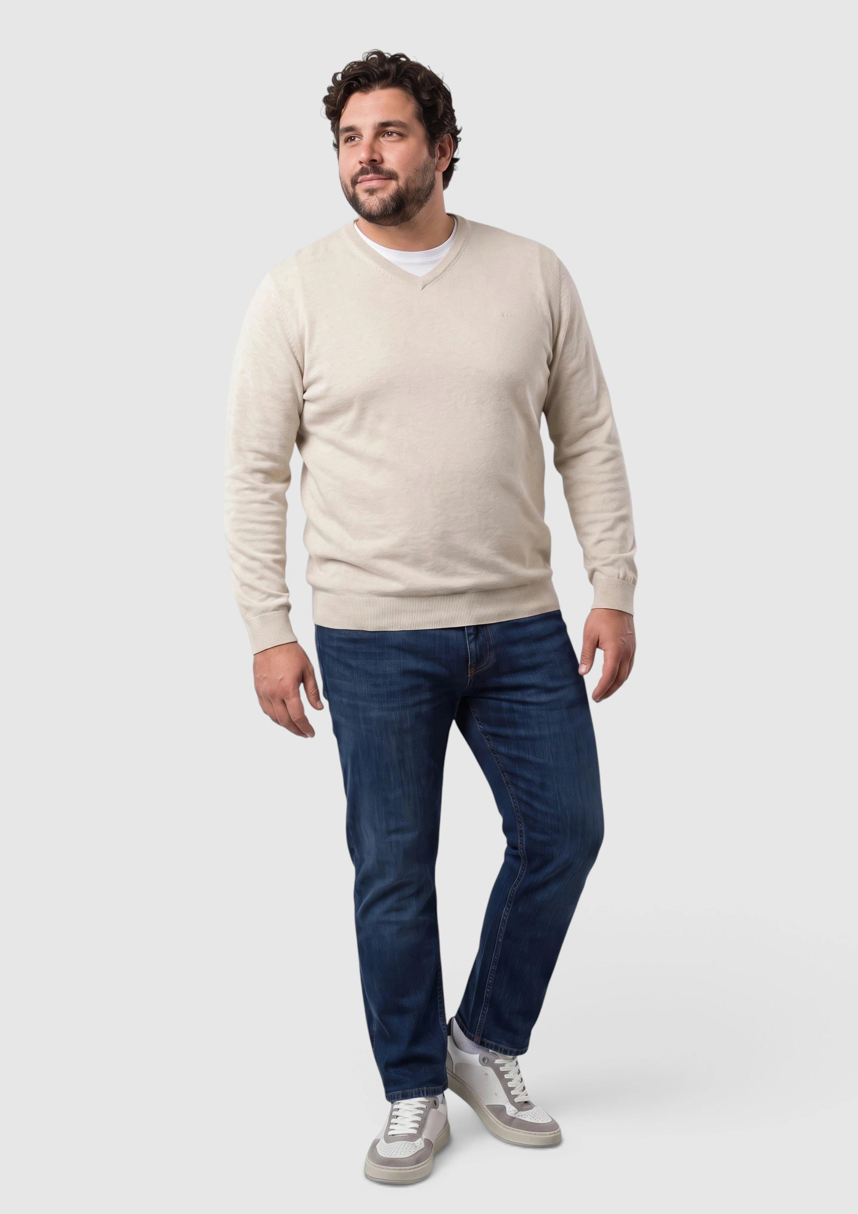 Jeans Mauro / Regular Fit / Mid Rise / Tapered Leg in Farbe blau von s.Oliver Men Big Sizes