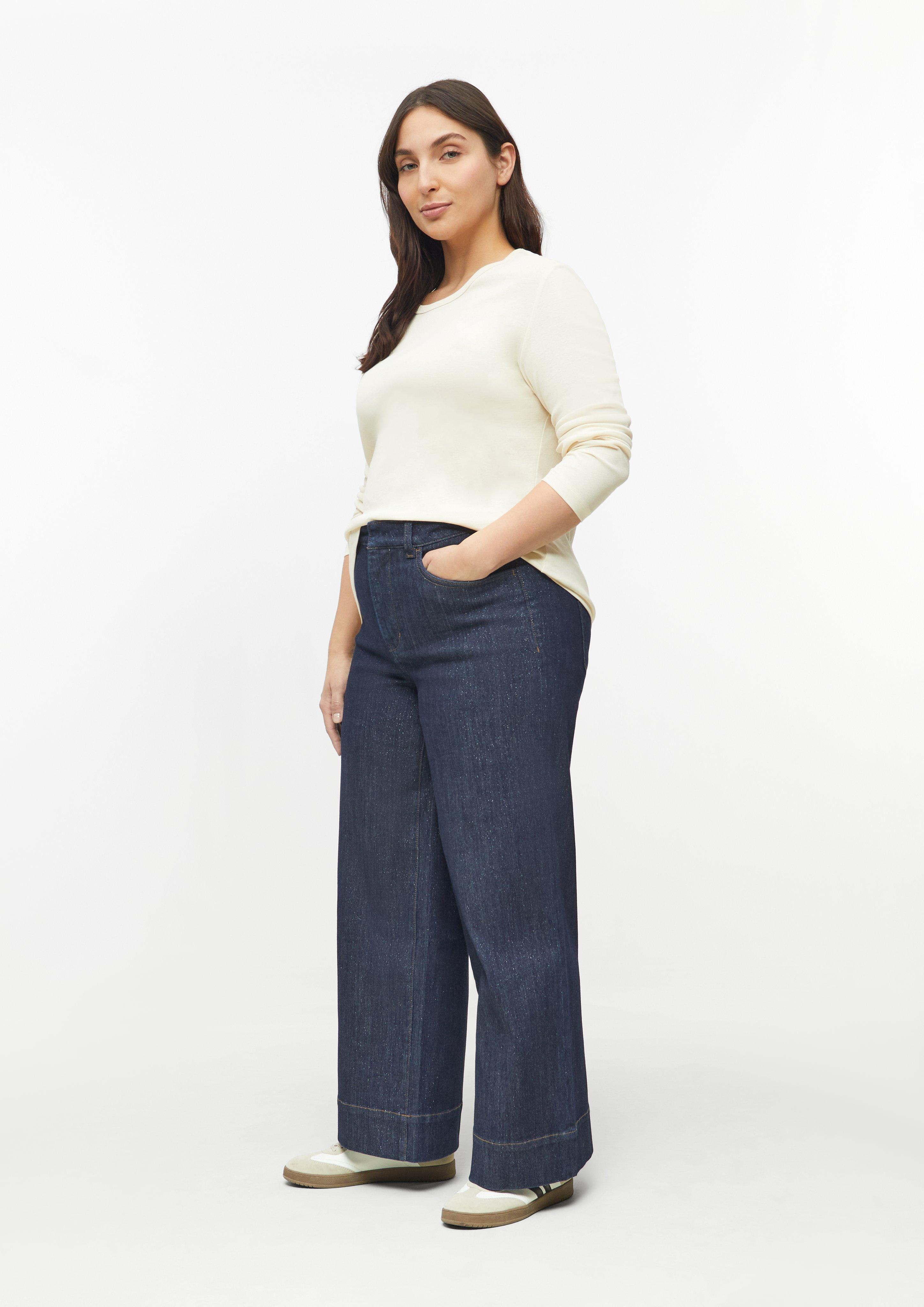 Dames T-Shirt in crème van s.Oliver CURVE