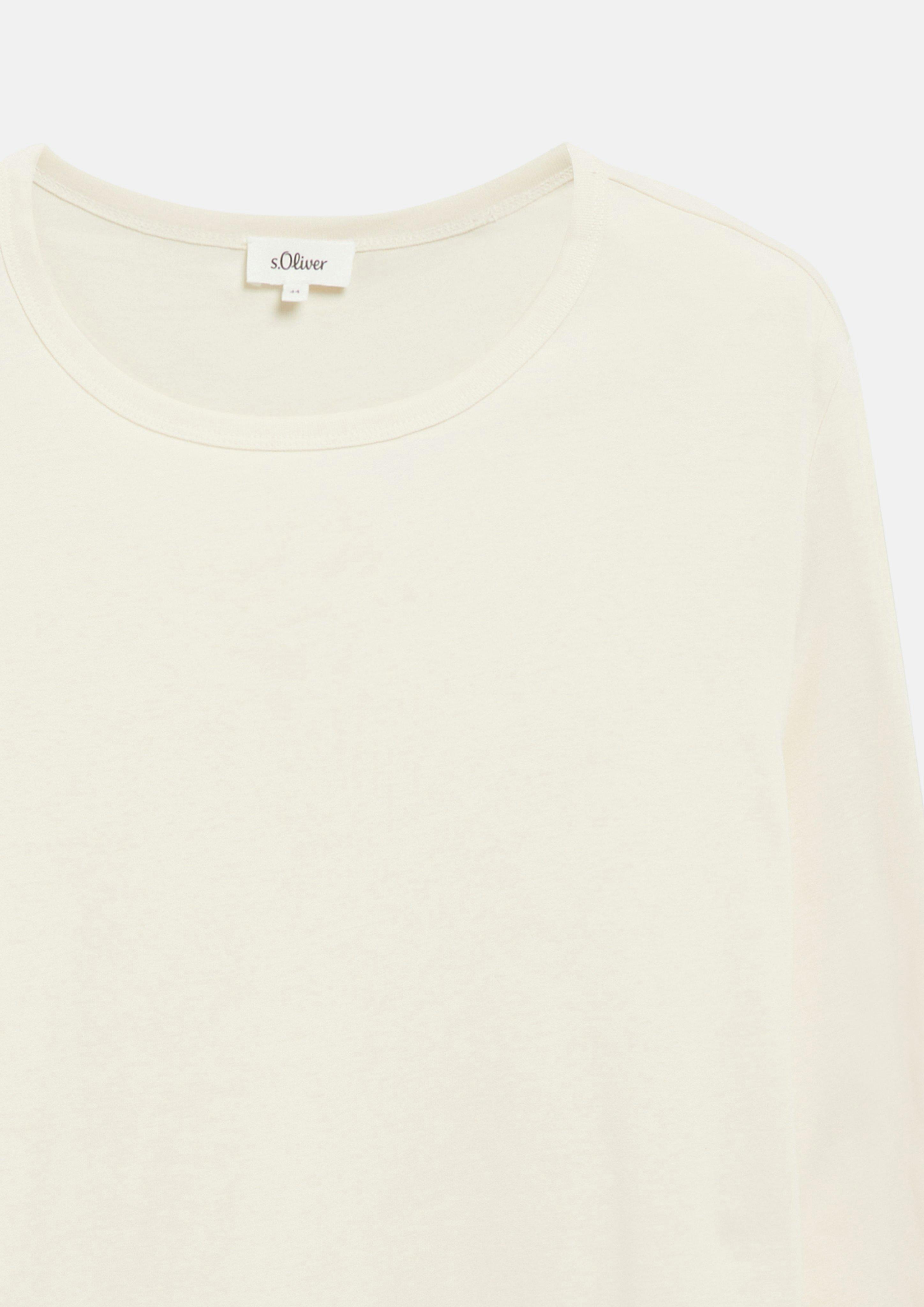 Damen T-Shirt in creme von s.Oliver CURVE
