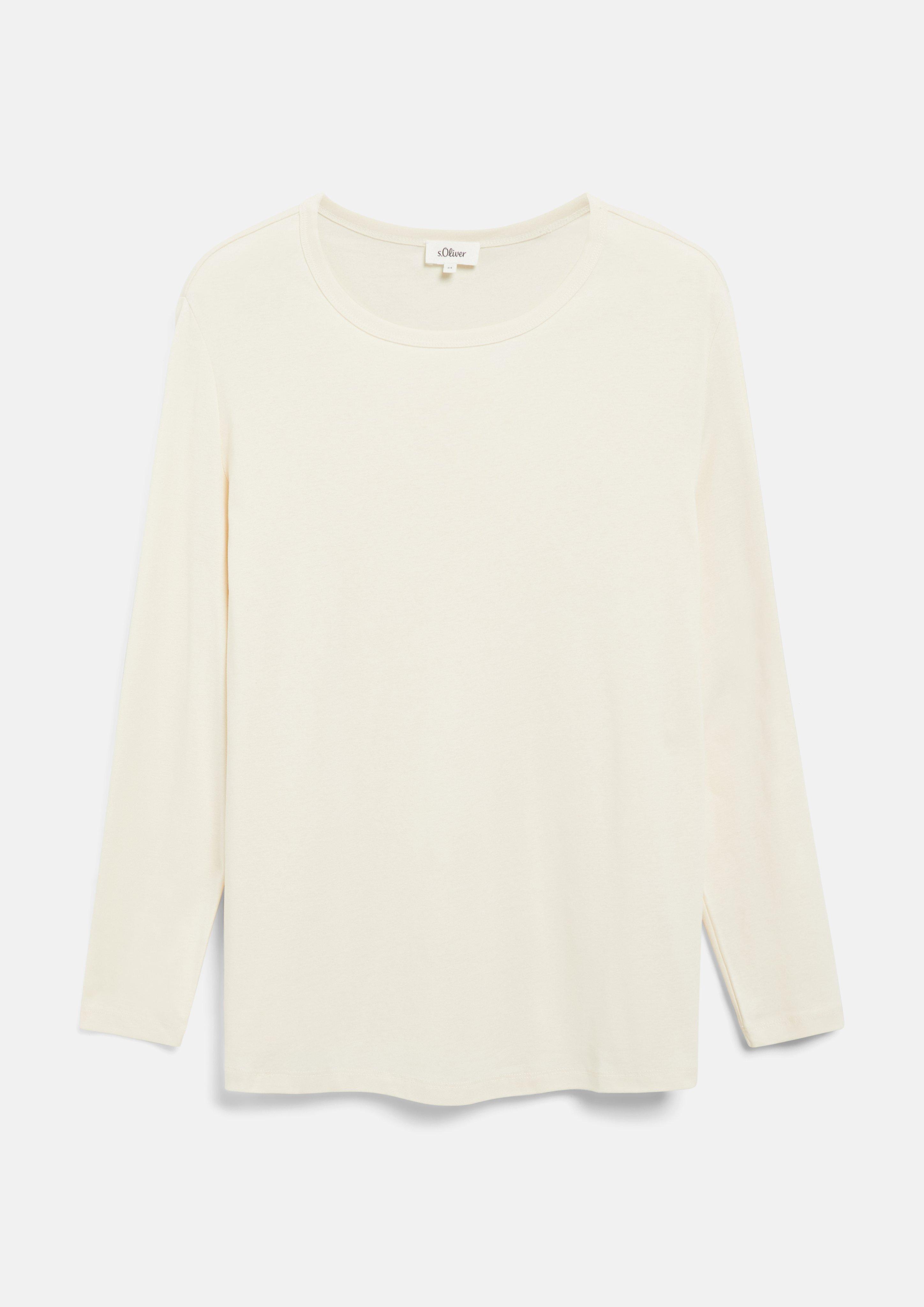 Damen T-Shirt in creme von s.Oliver CURVE