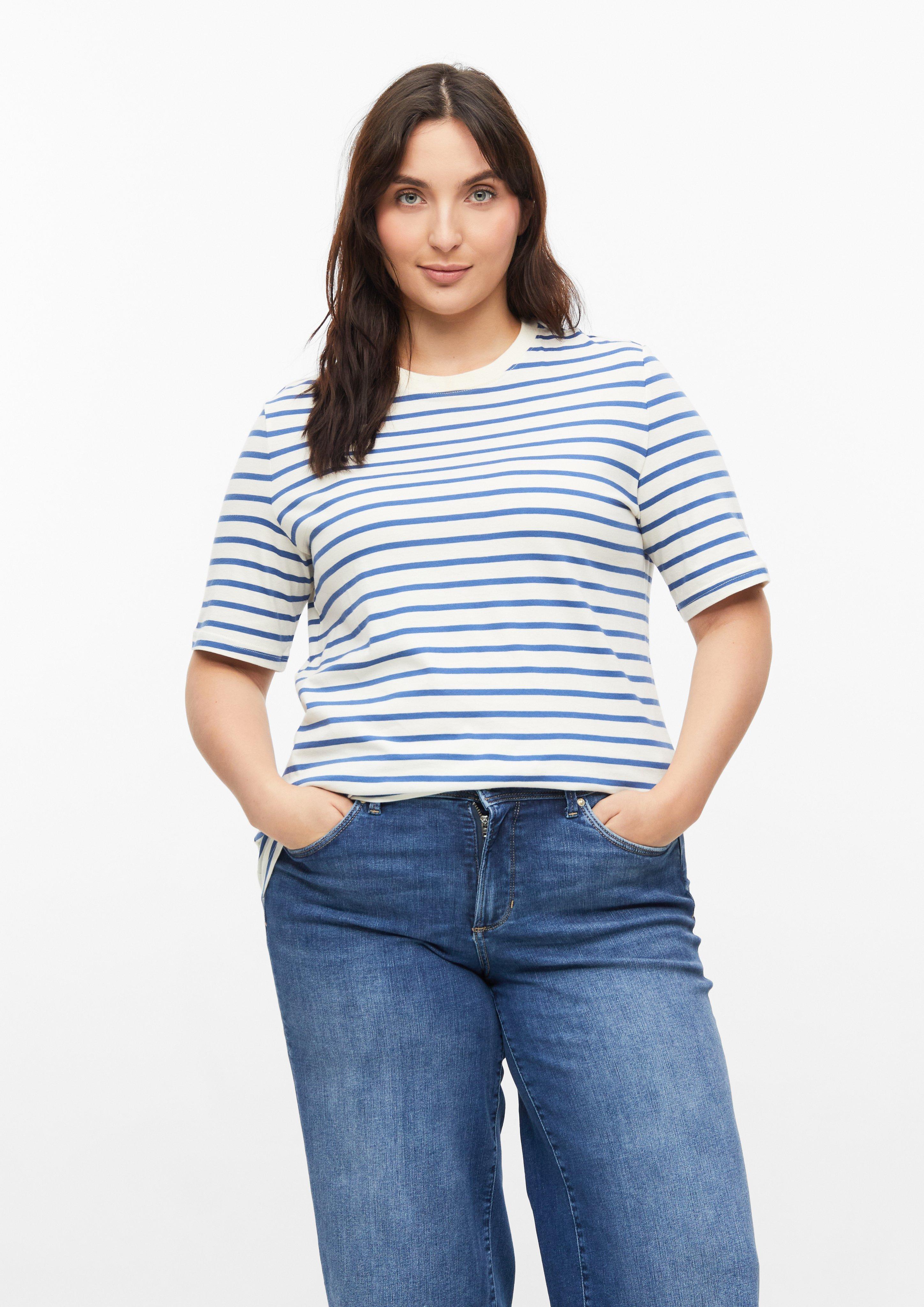 Damen T-Shirt in blau von s.Oliver CURVE