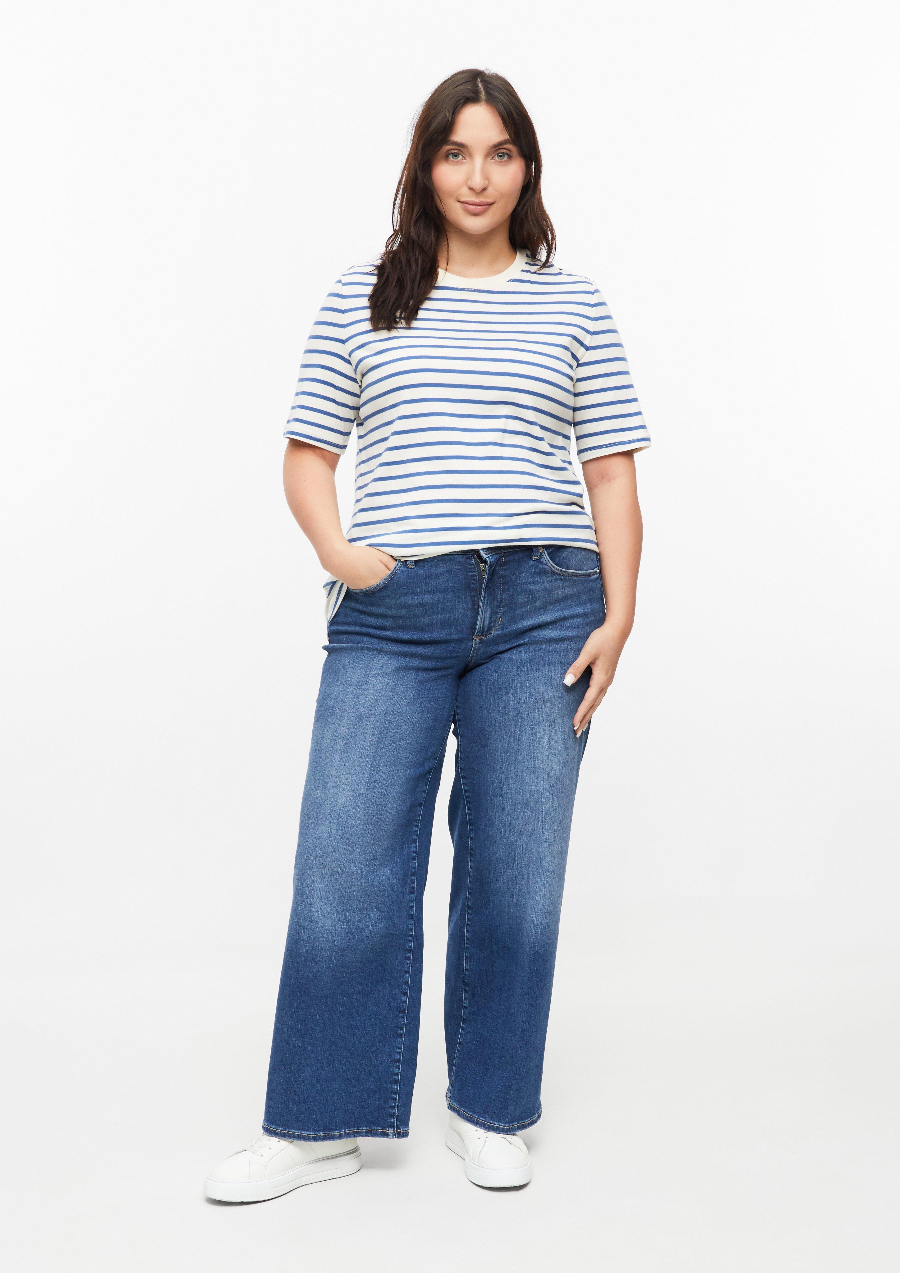 Damen T-Shirt in blau von s.Oliver CURVE