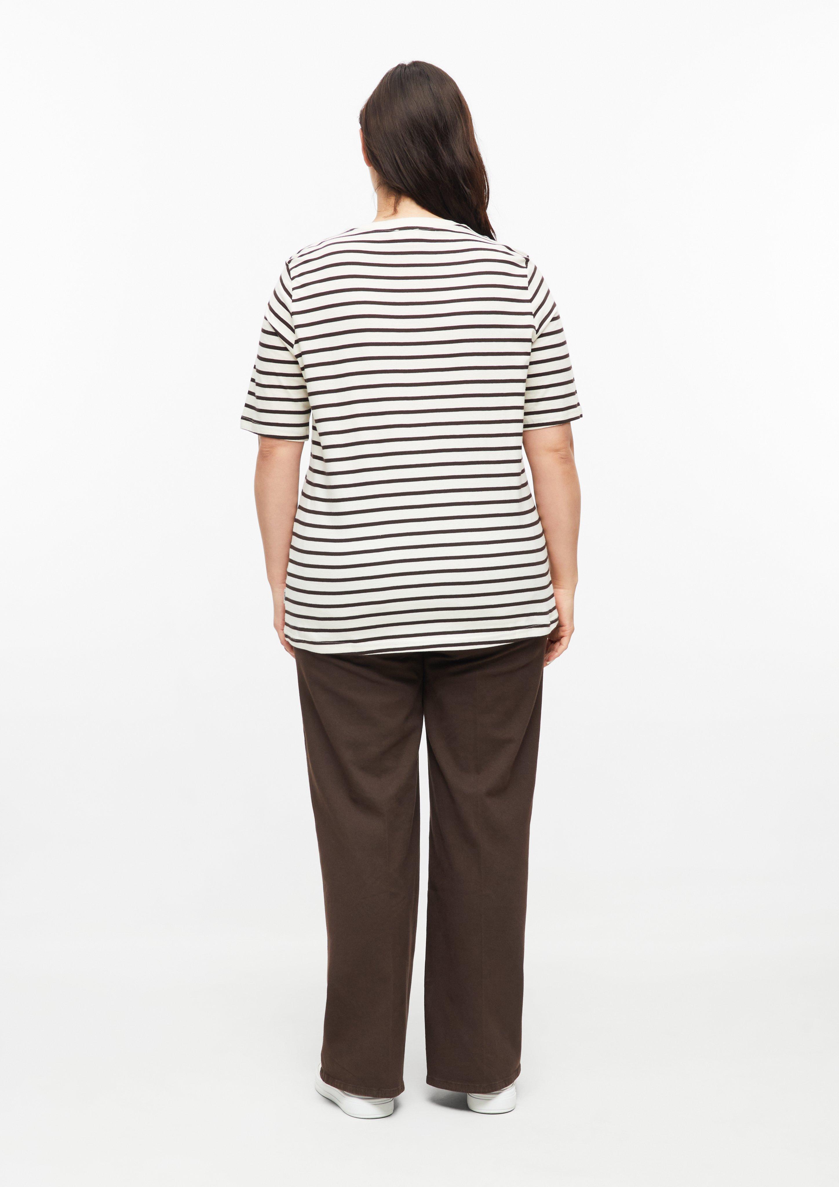 Damen T-Shirt in creme von s.Oliver CURVE