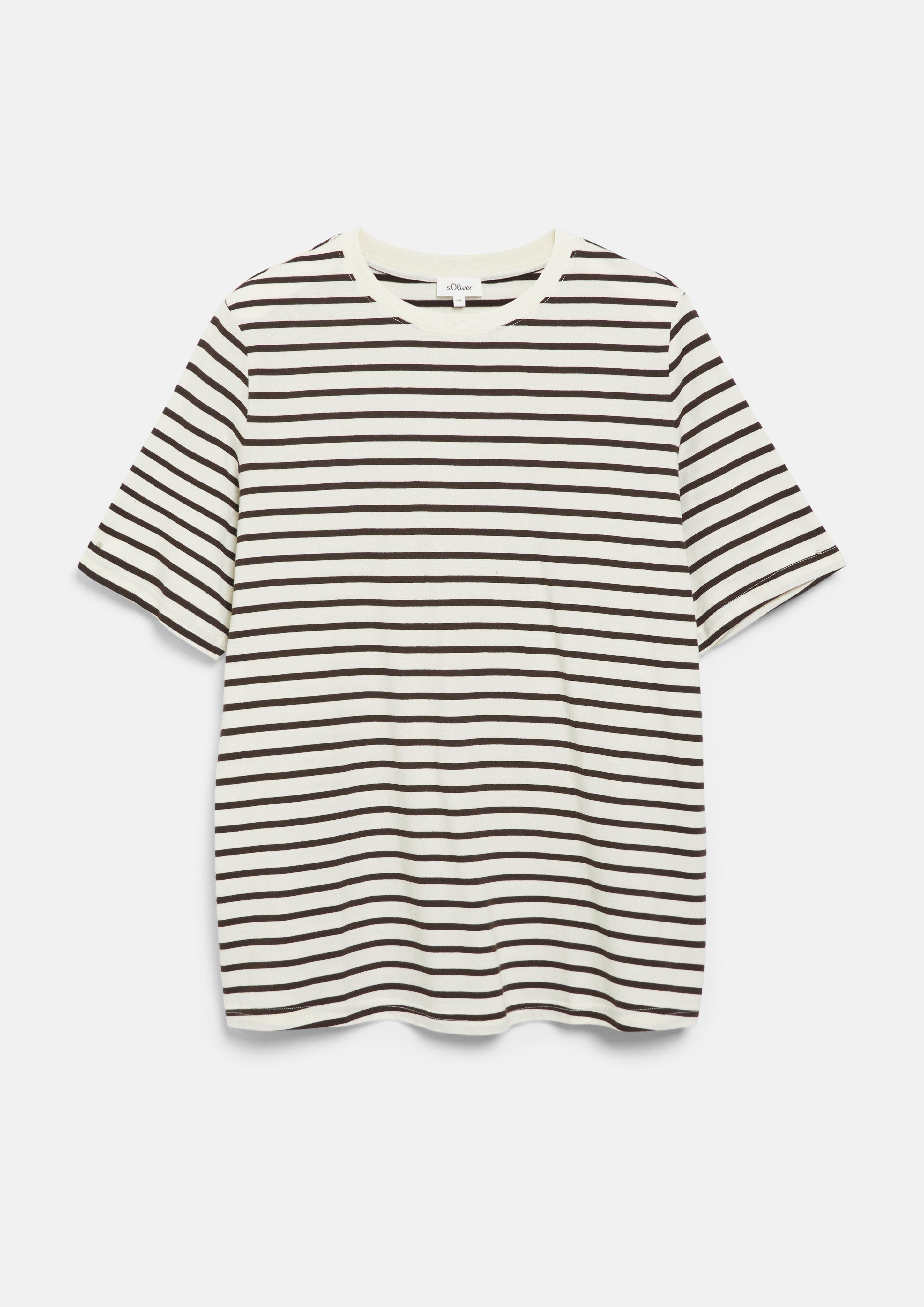 Damen T-Shirt in creme von s.Oliver CURVE
