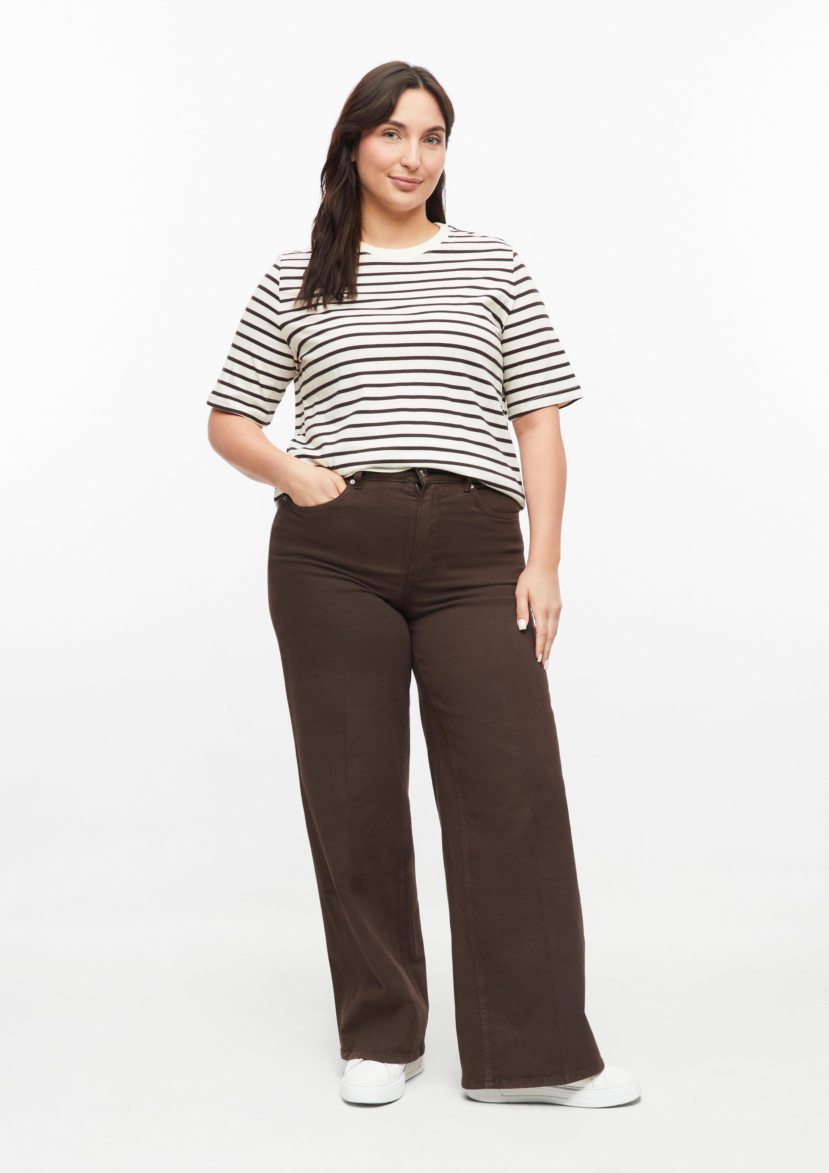 Damen T-Shirt in creme von s.Oliver CURVE