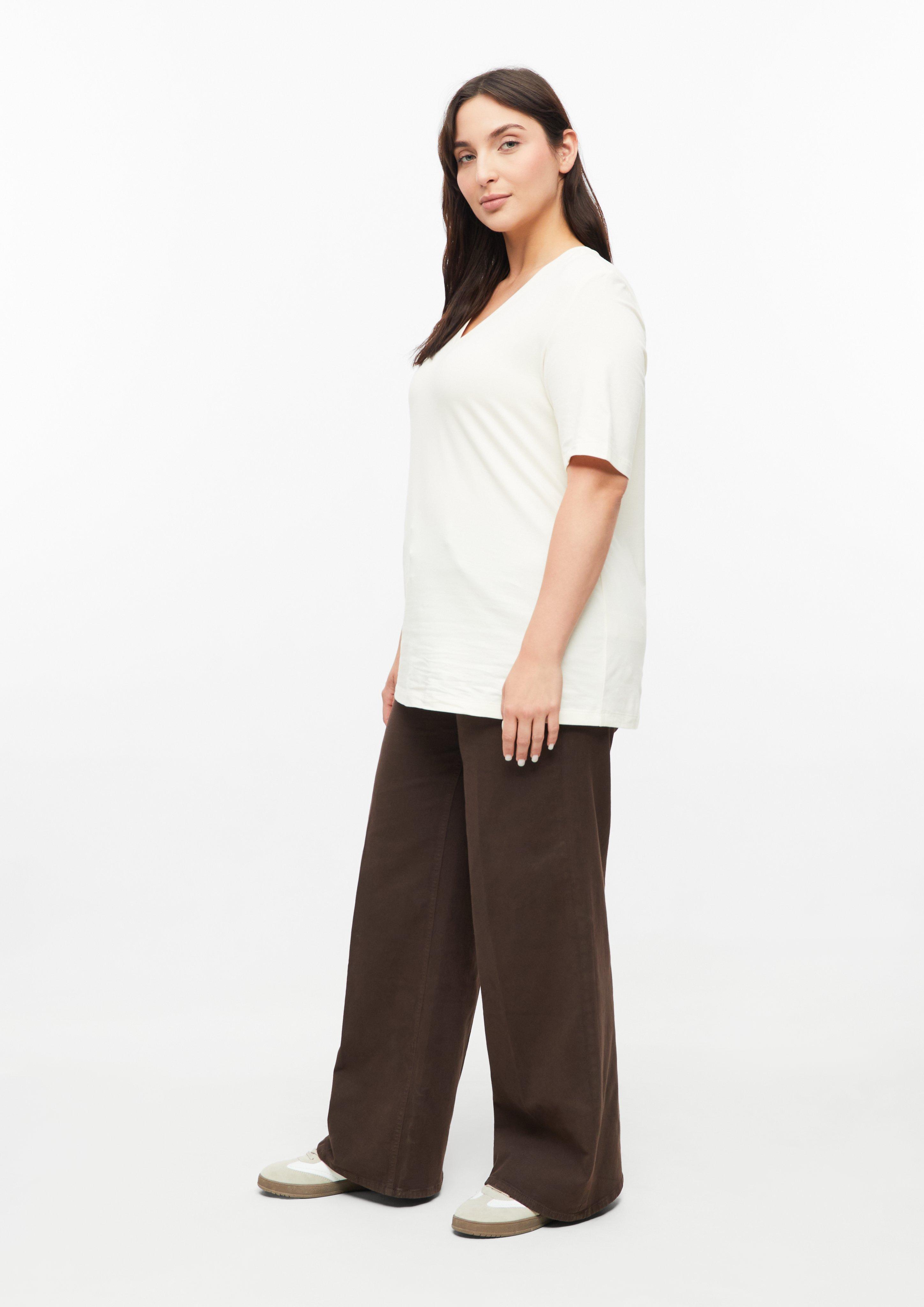 Damen T-Shirt in beige von s.Oliver CURVE