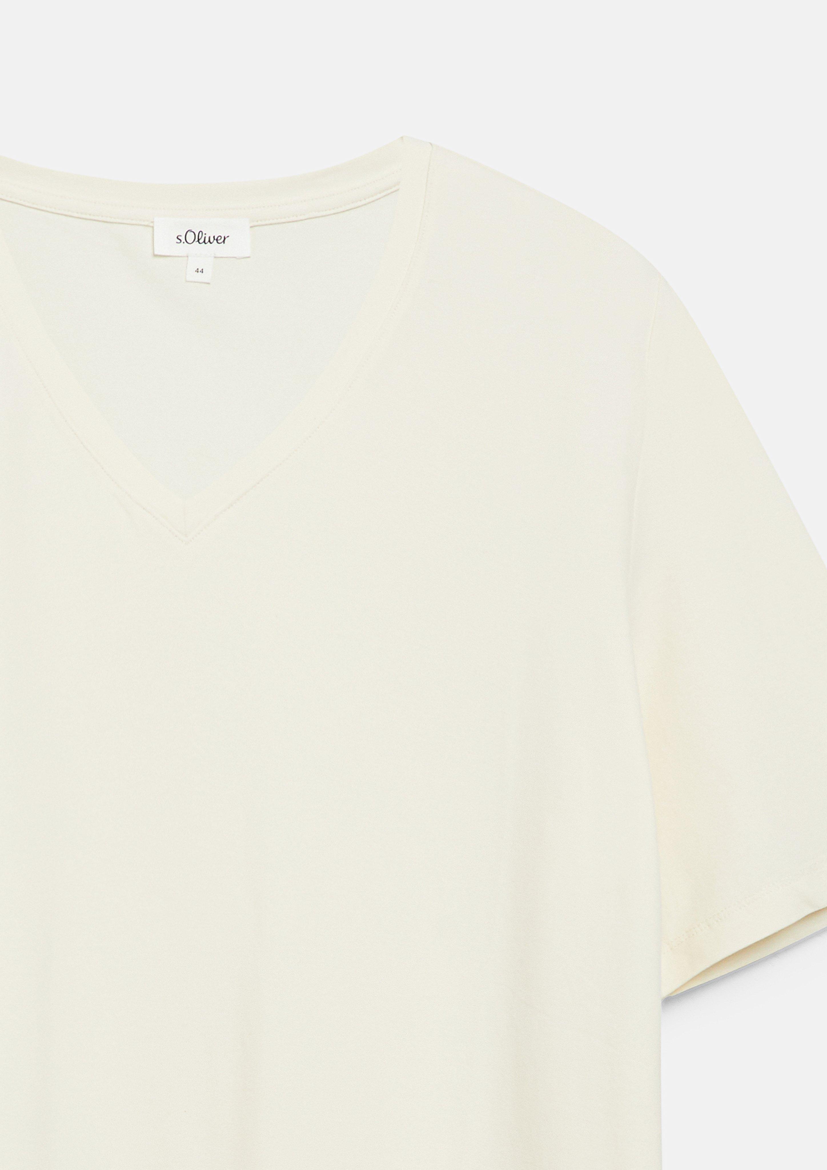 Damen T-Shirt in beige von s.Oliver CURVE