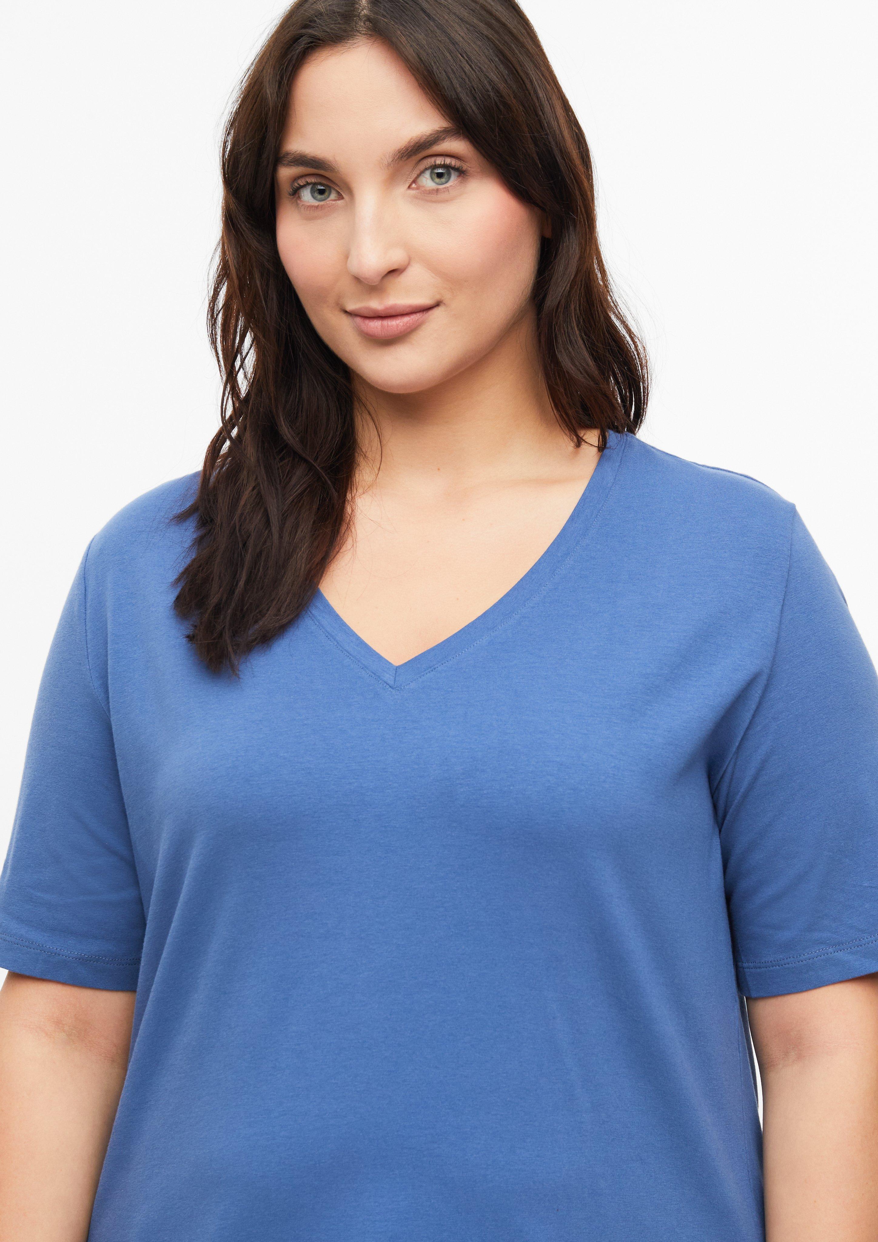 Damen T-Shirt in blau von s.Oliver CURVE