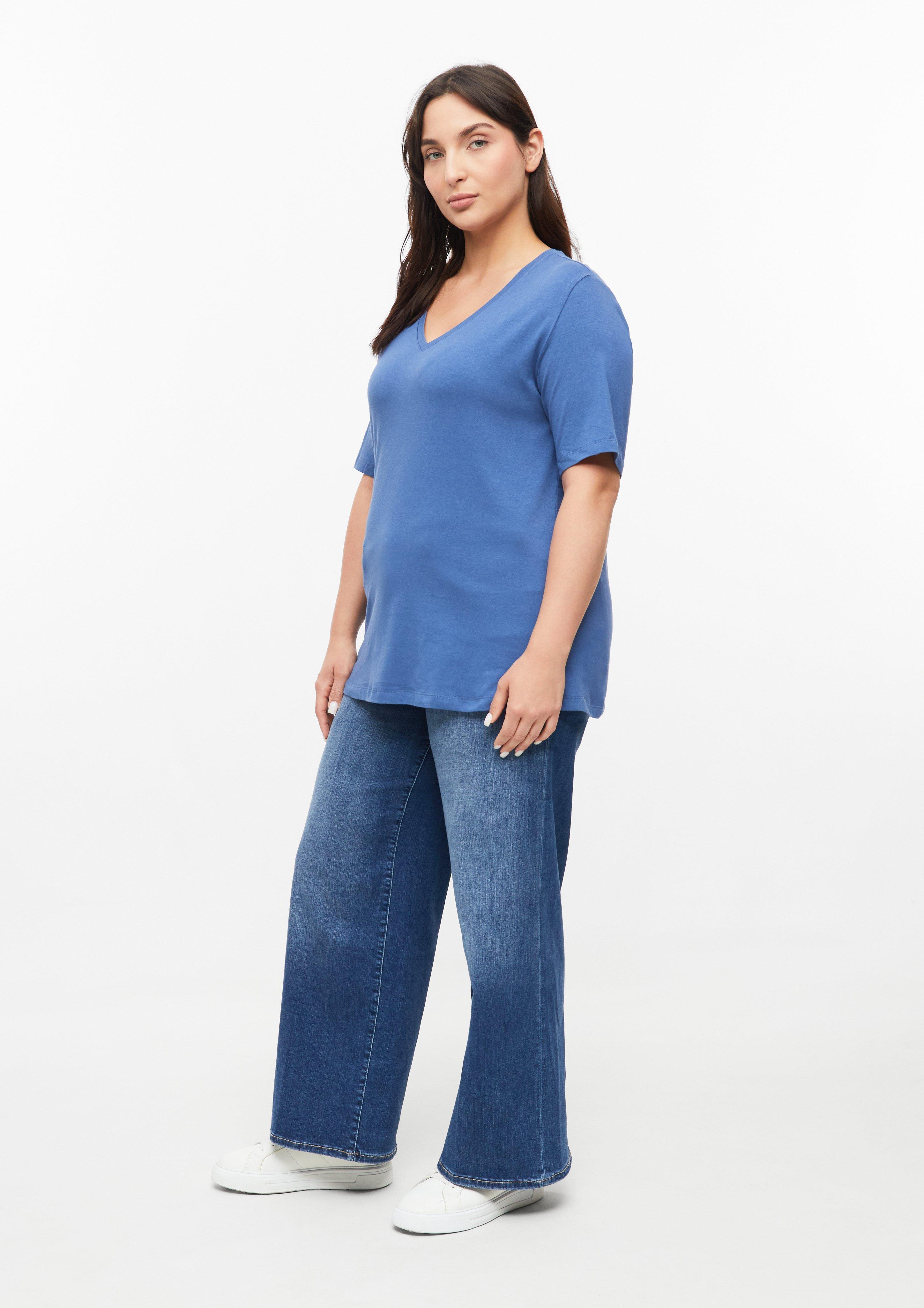 Damen T-Shirt in blau von s.Oliver CURVE