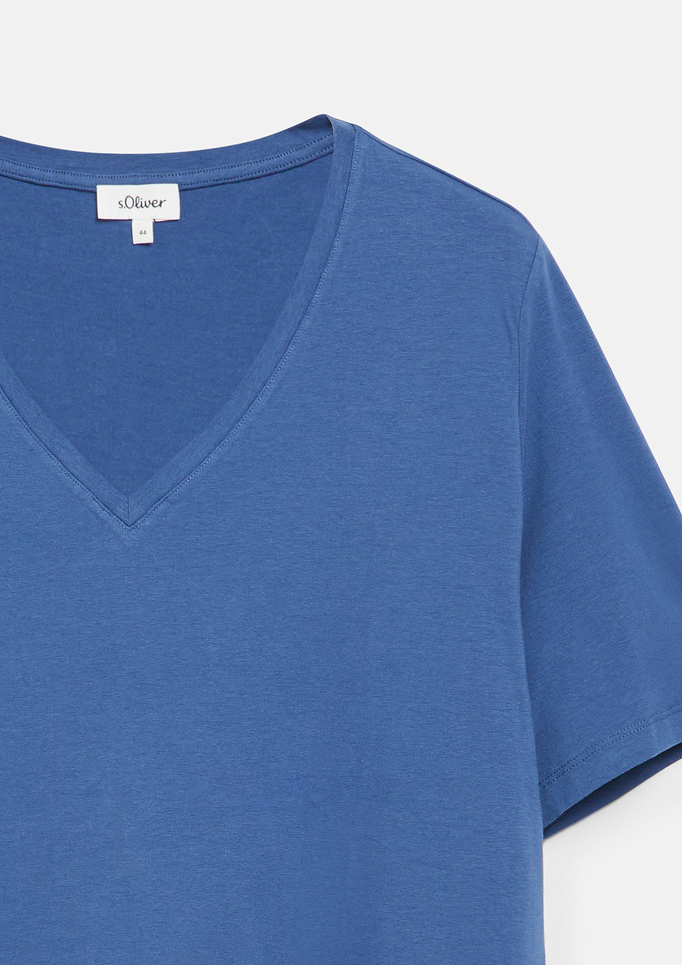 Damen T-Shirt in blau von s.Oliver CURVE
