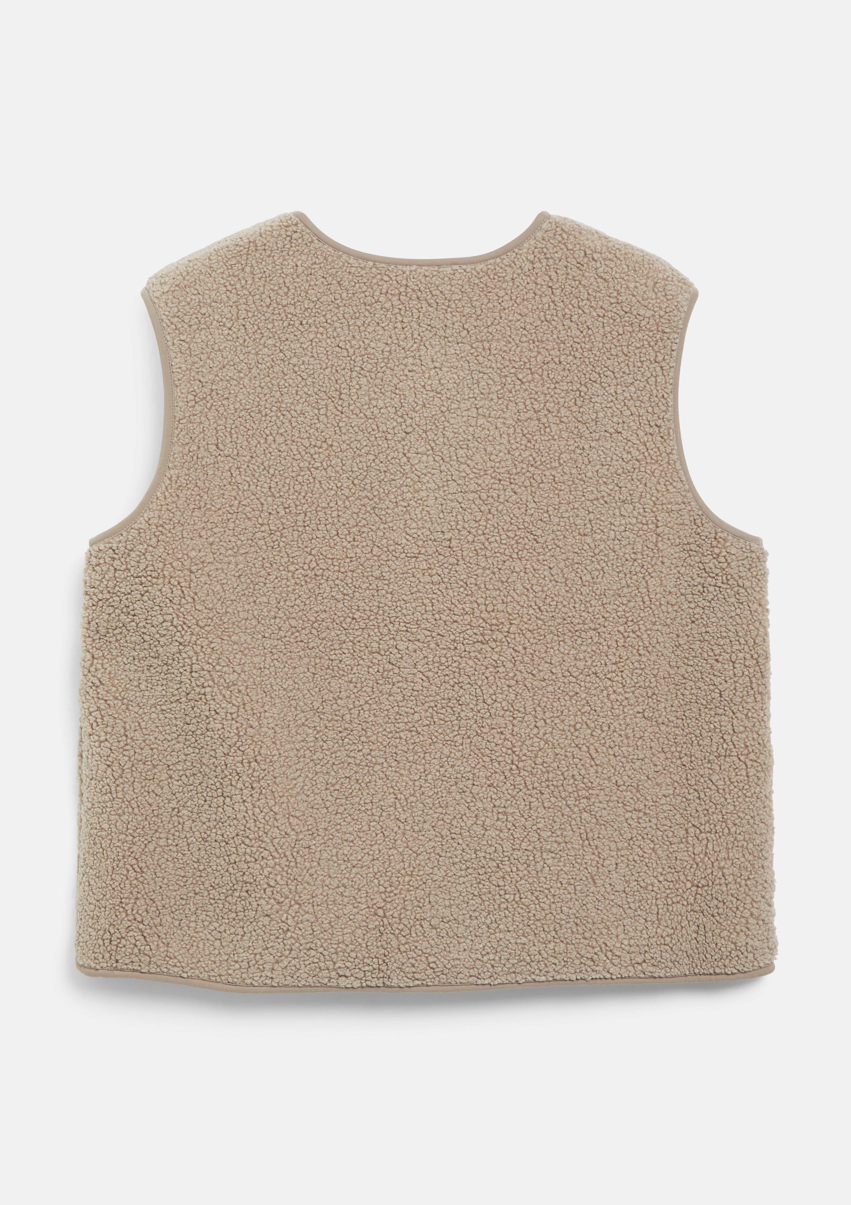 Dames Binnen vest in beige van s.Oliver CURVE
