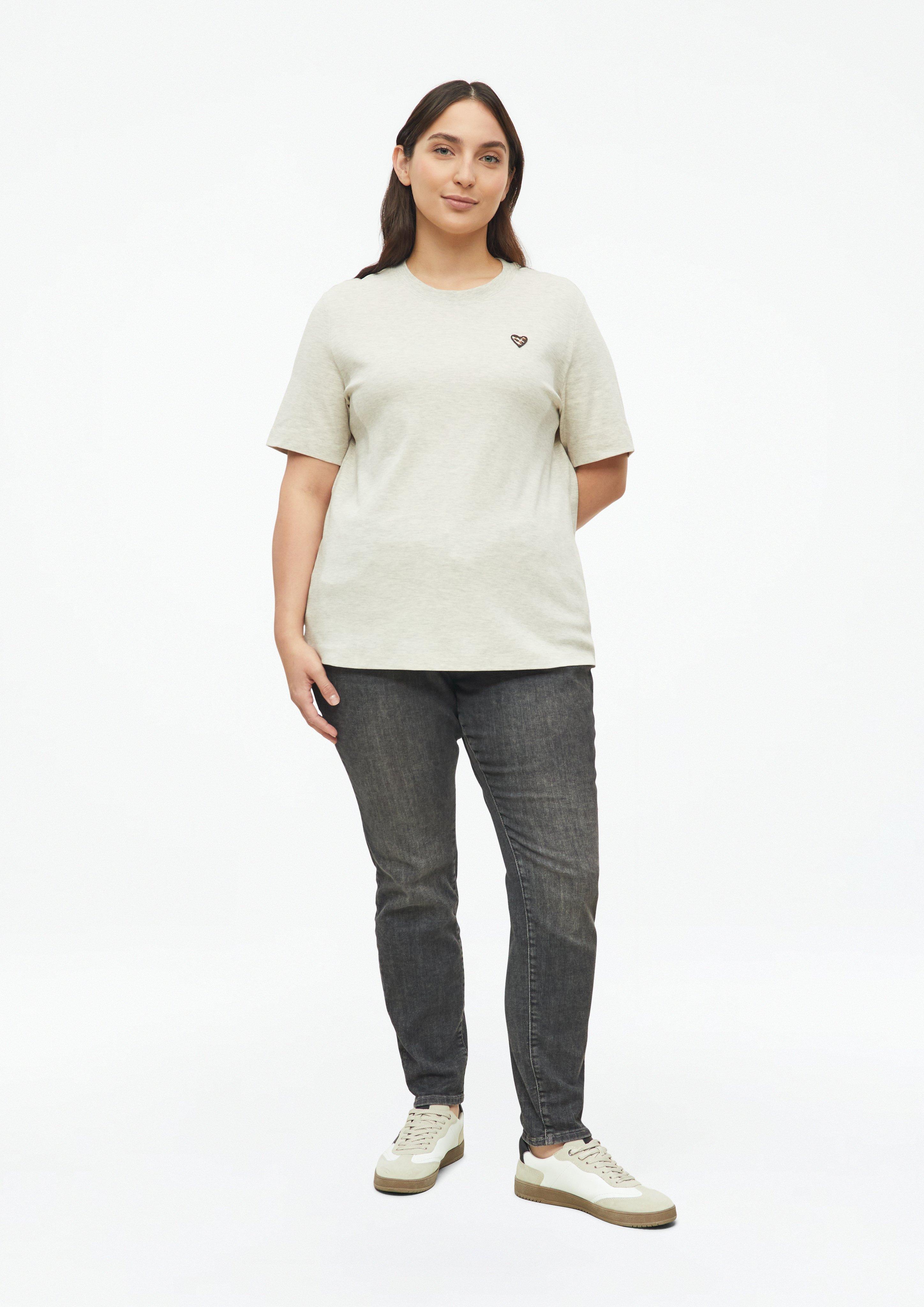 Jeans hlače / Skinny Fit / srednje visok pas / oprijete hlačnice v barvi temno siva od s.Oliver CURVE