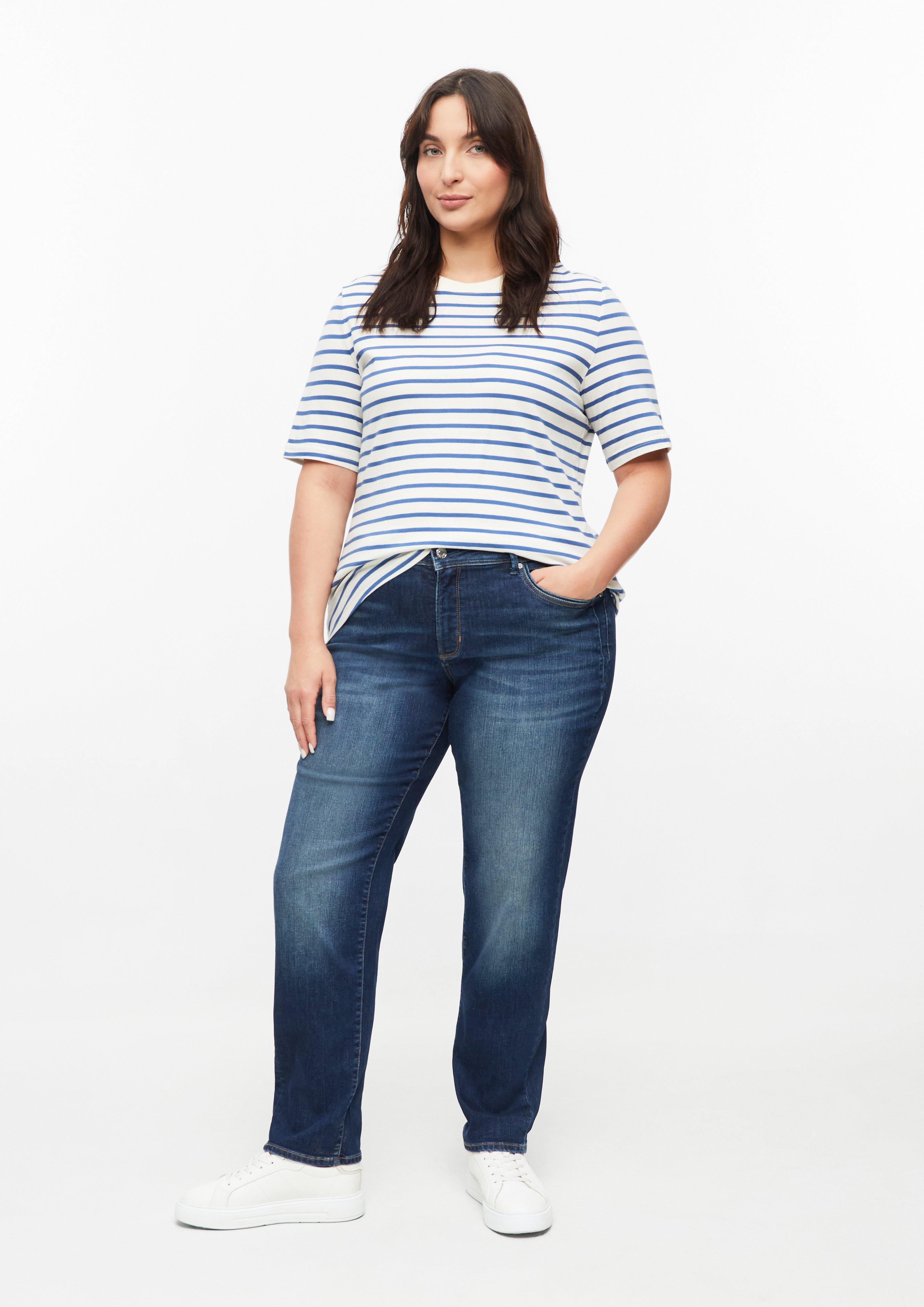 Femmes Pantalon en jean en bleu de s.Oliver CURVE