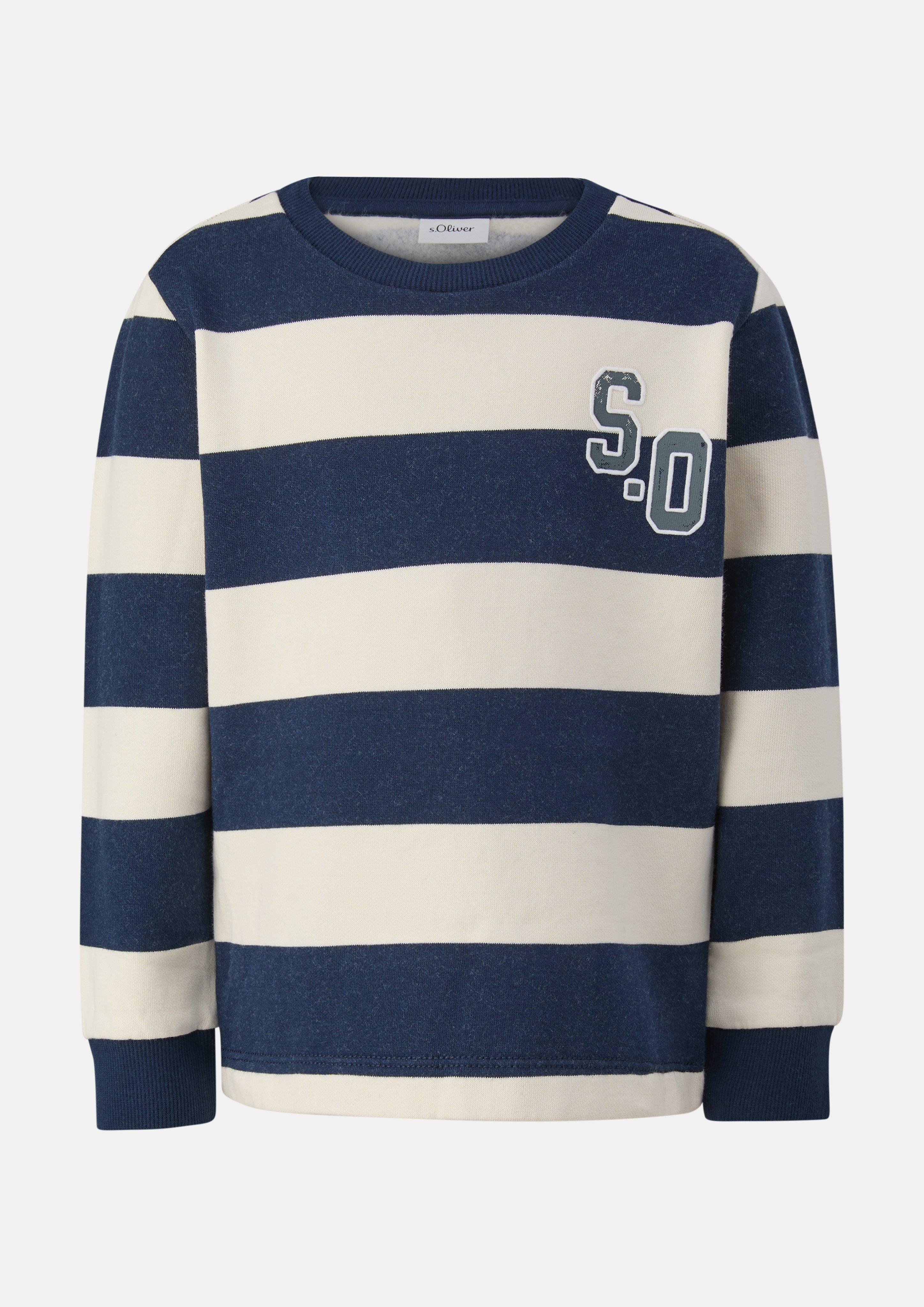 Sweatshirt in Farbe navy von s.Oliver
