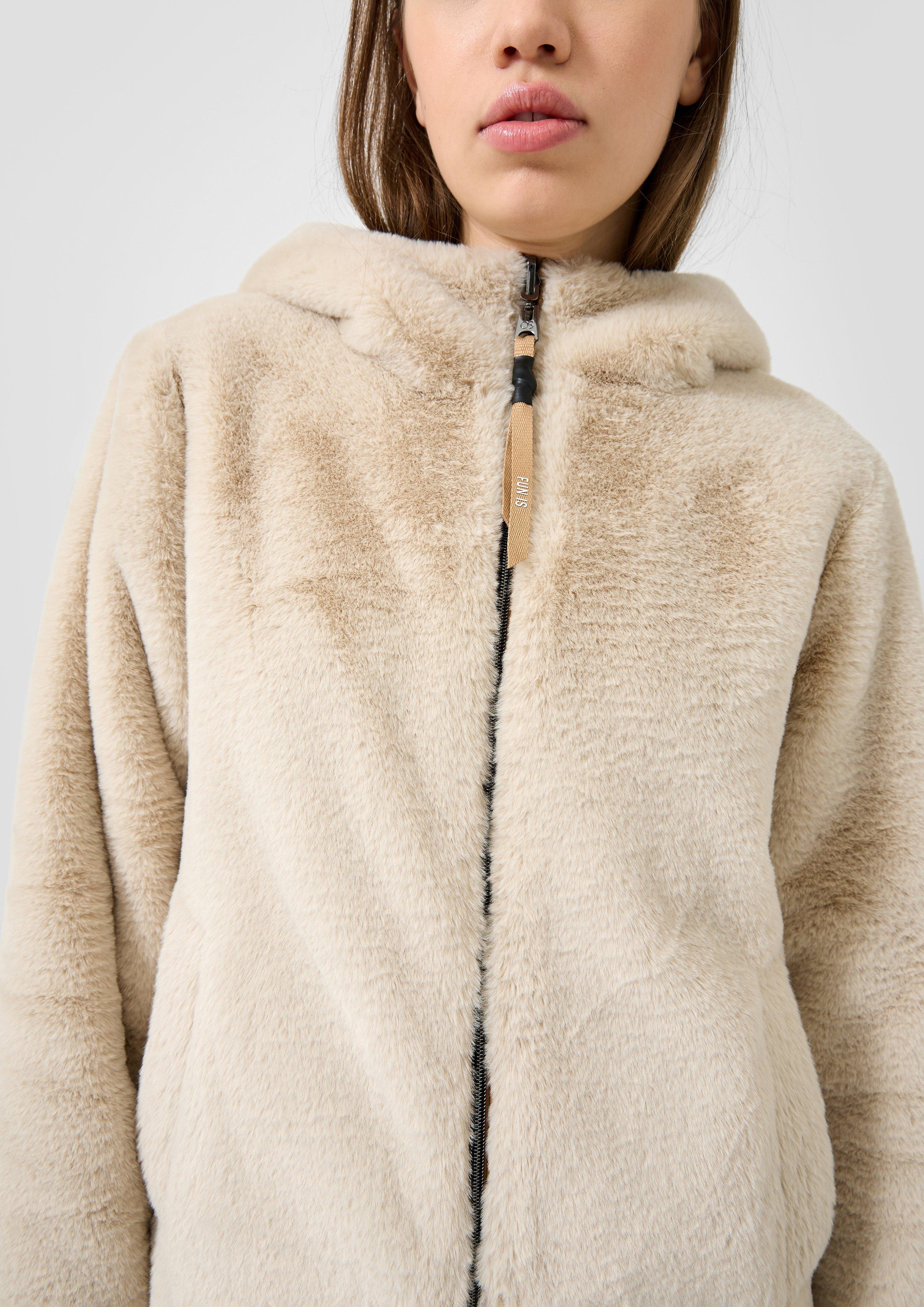 Femmes Veste réversible en brun de QS
