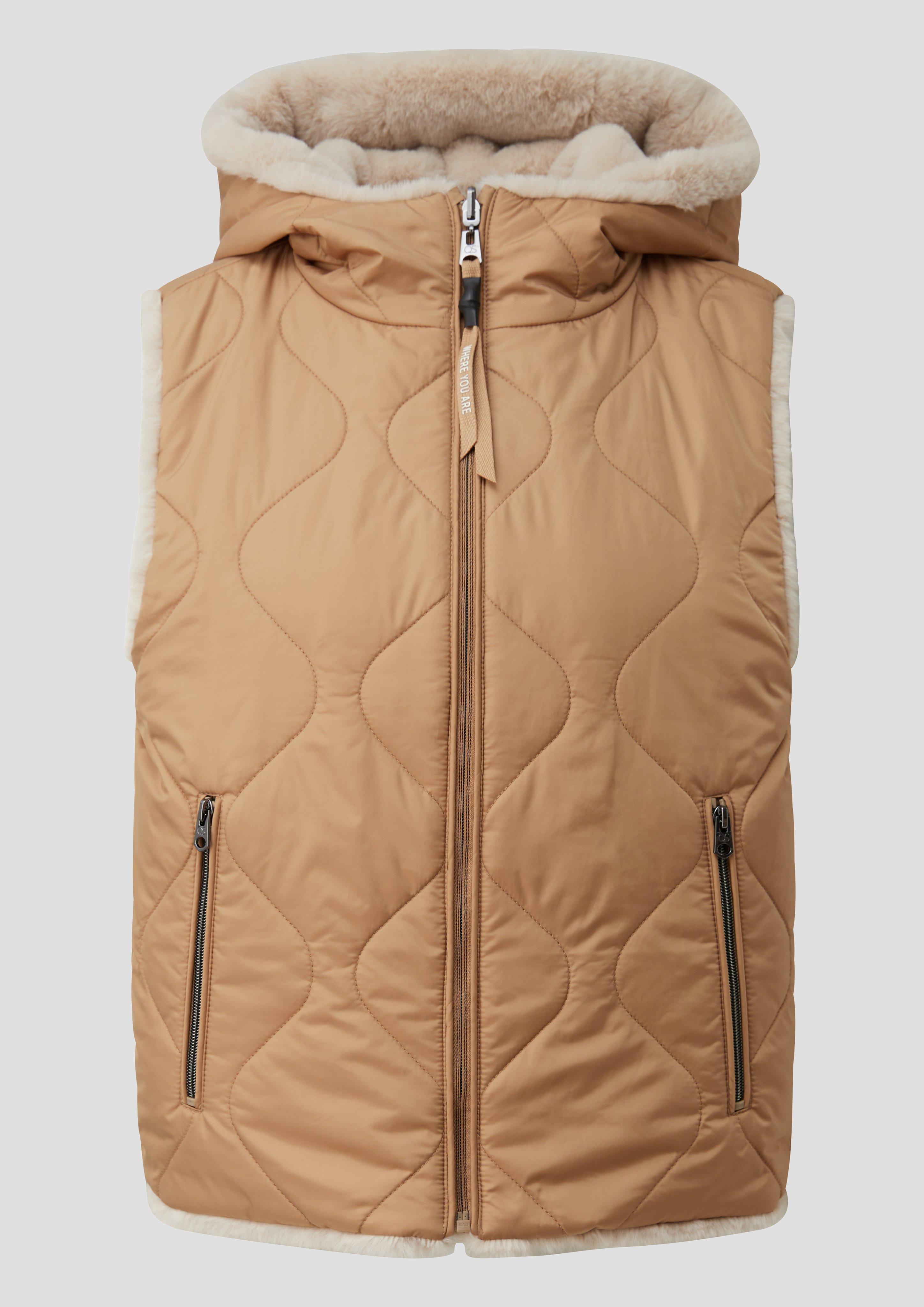 Damen Wendeweste in braun von QS