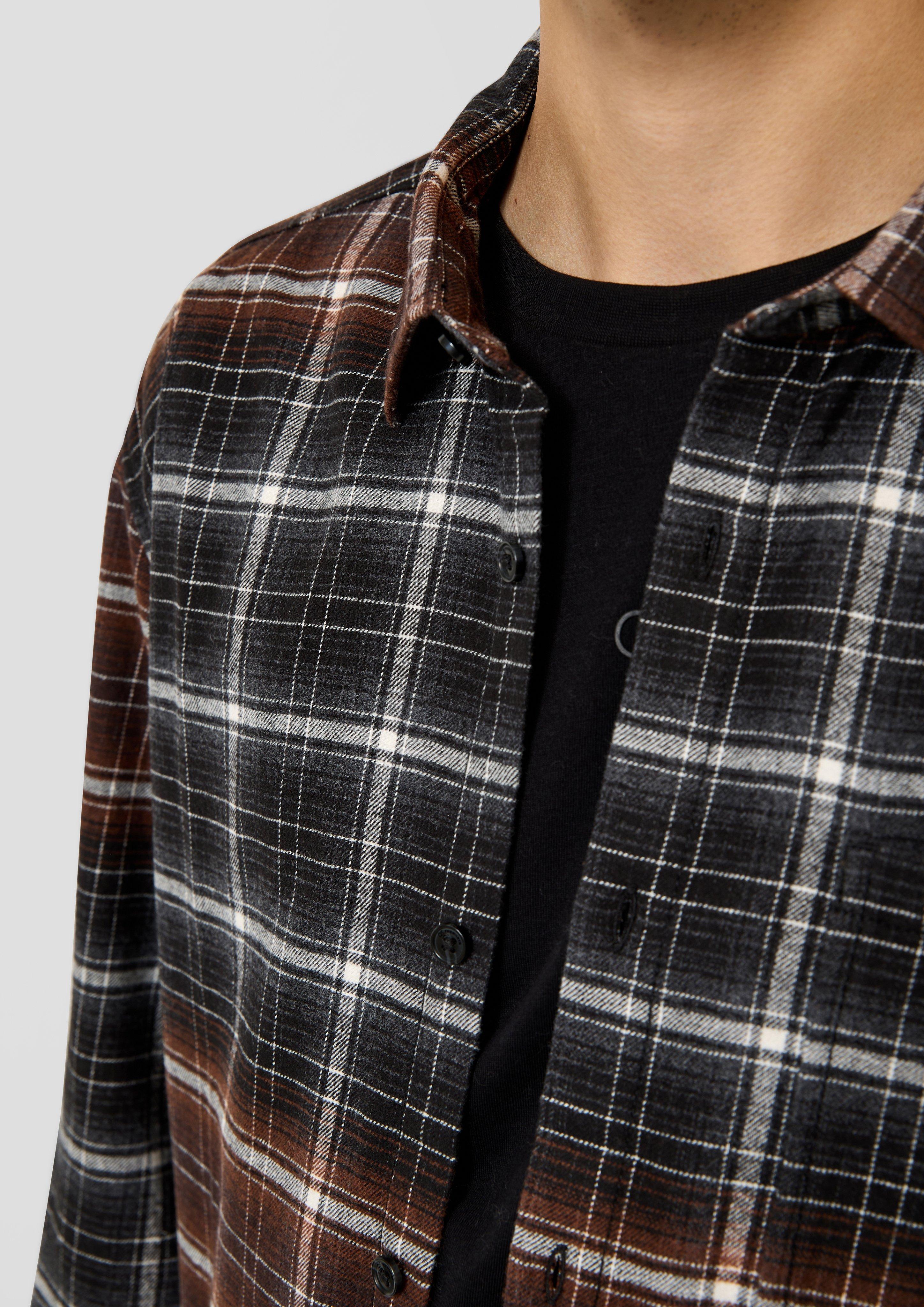Hommes Chemise en brun de QS