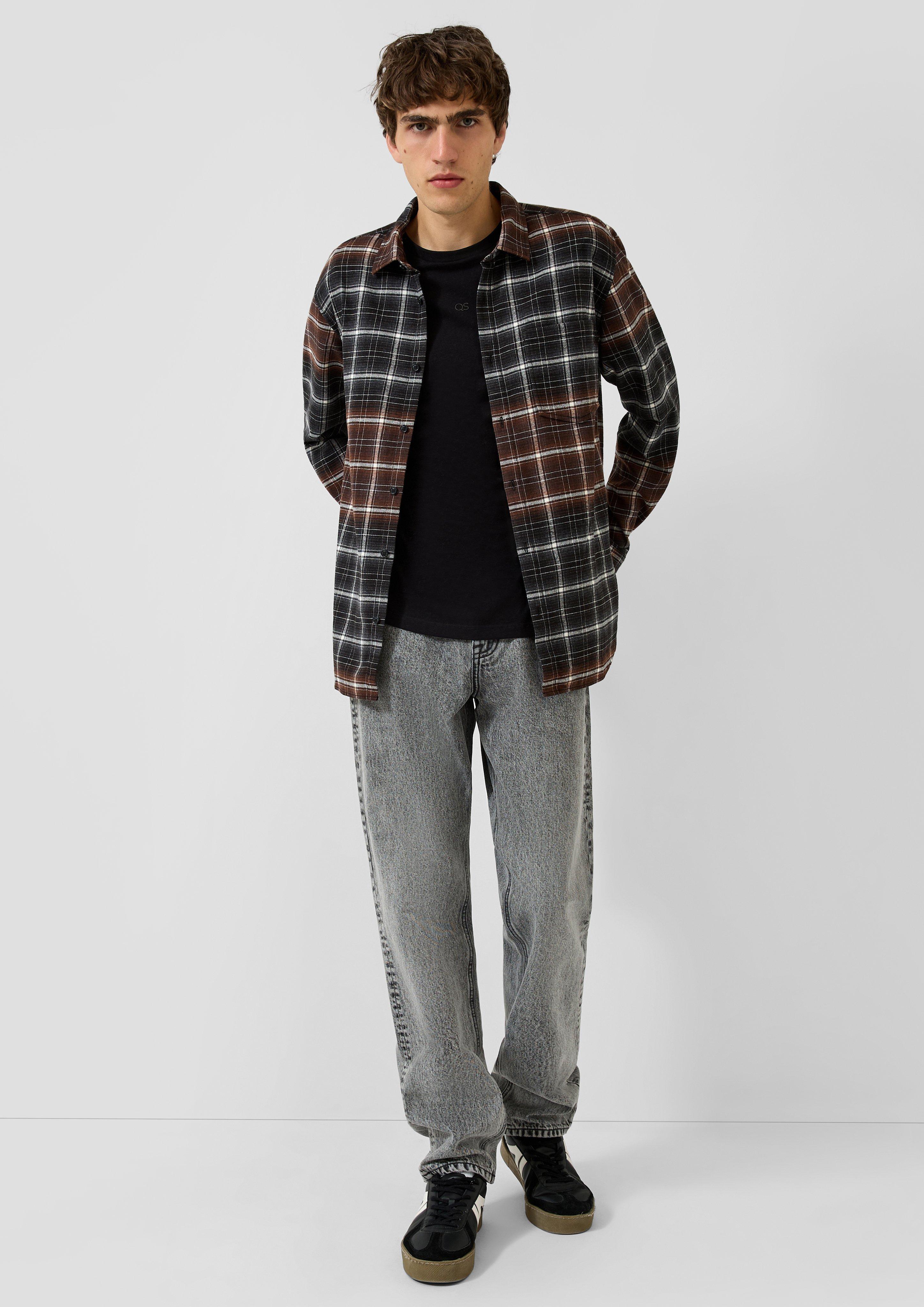 Hommes Chemise en brun de QS