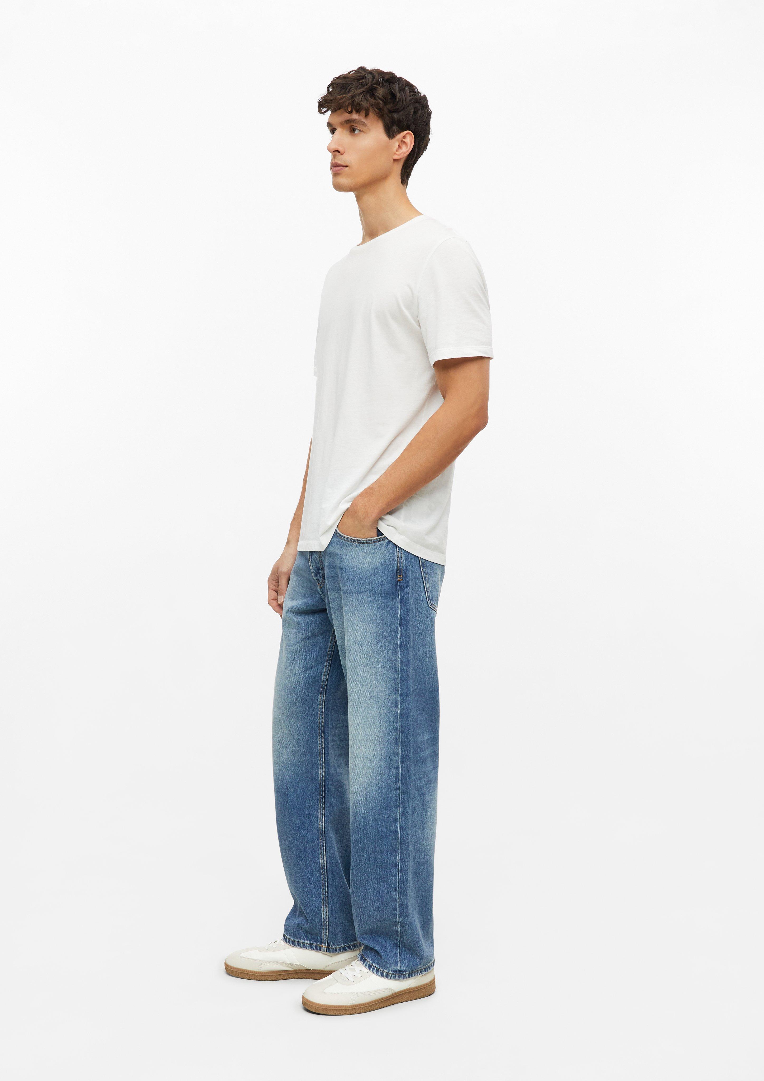 Moški Jeans hlače / Kroj Wide Fit / Mid Rise / zapenjanje z gumbi v barvi modra od s.Oliver