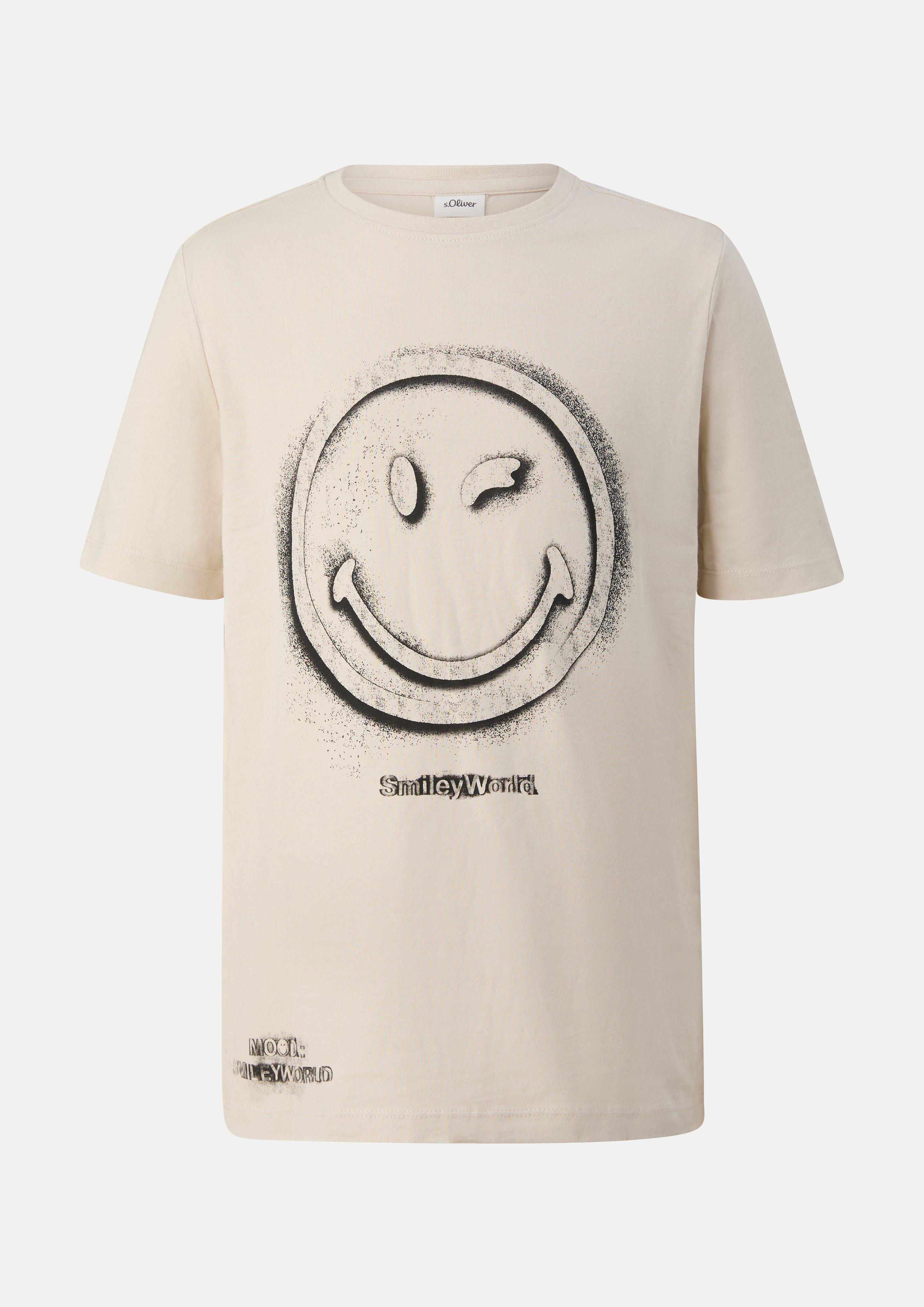 T-shirt met Smiley®-print